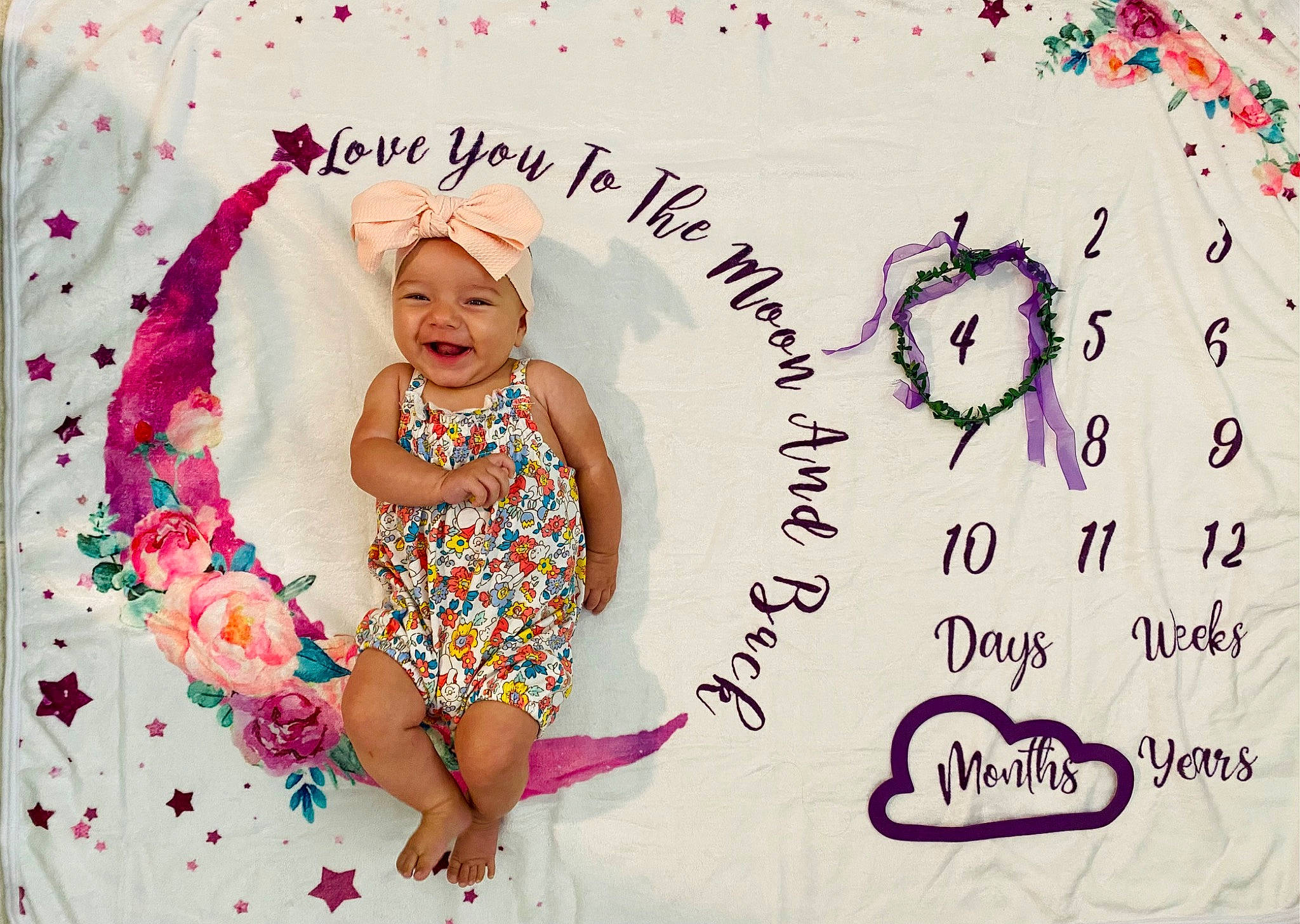 Clover joined the competition — help win amazing prizes! art, baby, baby_toddler_clothing, child, circle, creative_arts, day_dress, embellishment, facial_expression, font, happy, headwear, joy, magenta, pattern, peach, person, petal, pink, sleeve