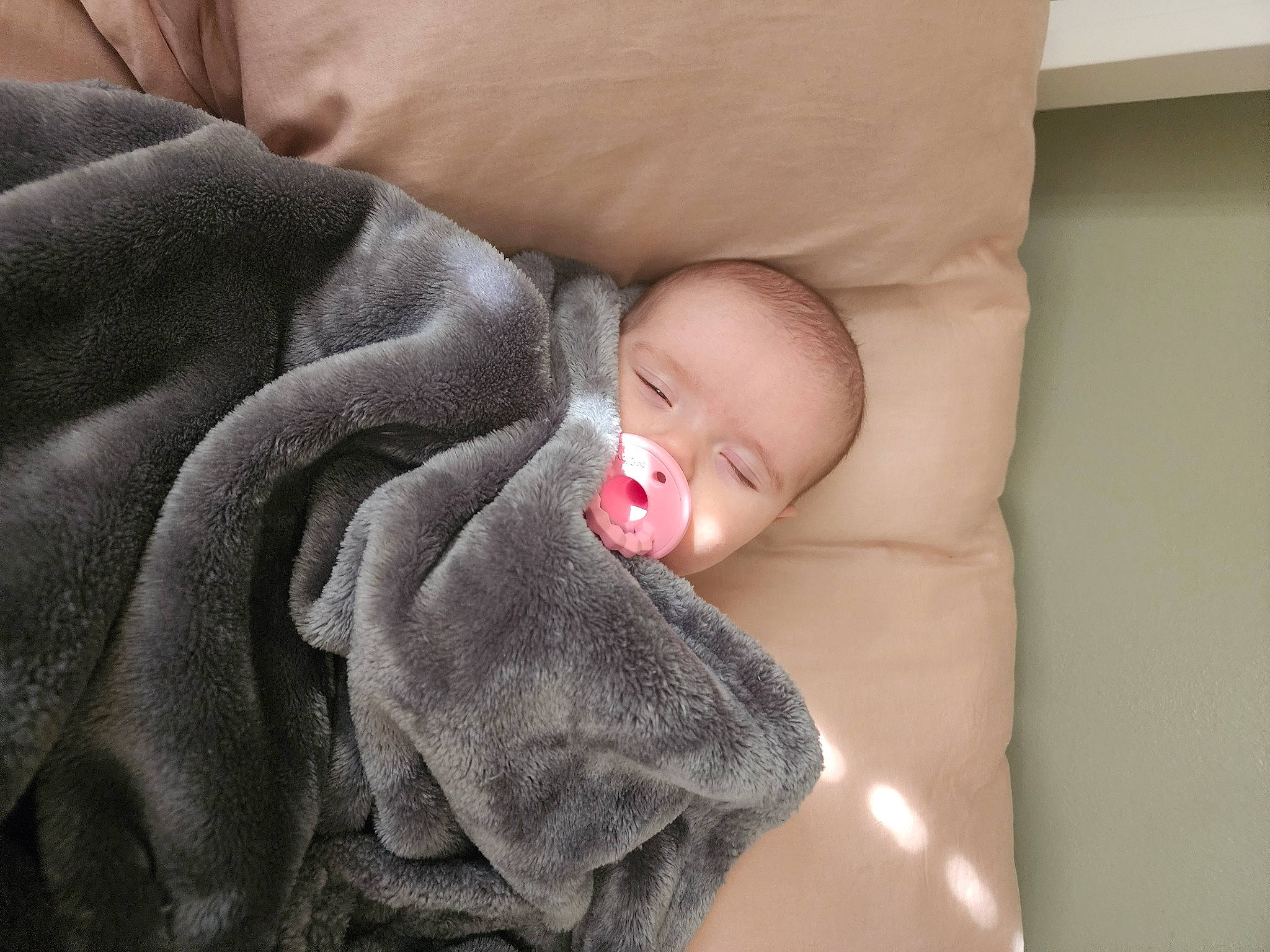 Olivia joined the competition — help win amazing prizes! baby, baby_products, baby_sleeping, baby_toddler_clothing, bedding, bedtime, cheek, child, chin, comfort, fur, linens, nap, person, portrait_photography, sitting, skin, sleep, sleeve, toddler
