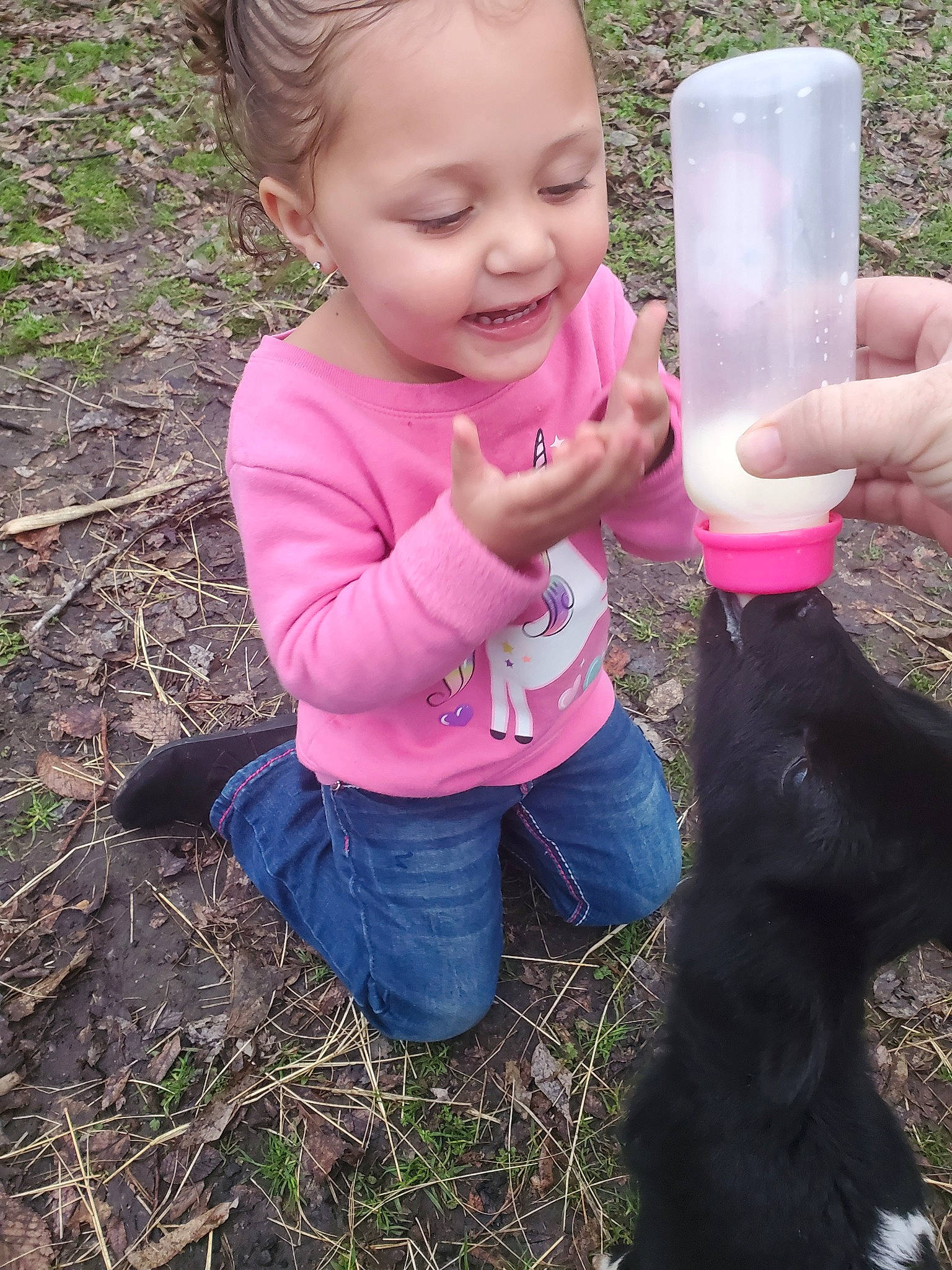 Kinleigh is registered to the contest to win money with this photo: child, grass, person, plant, play, soil, toddler