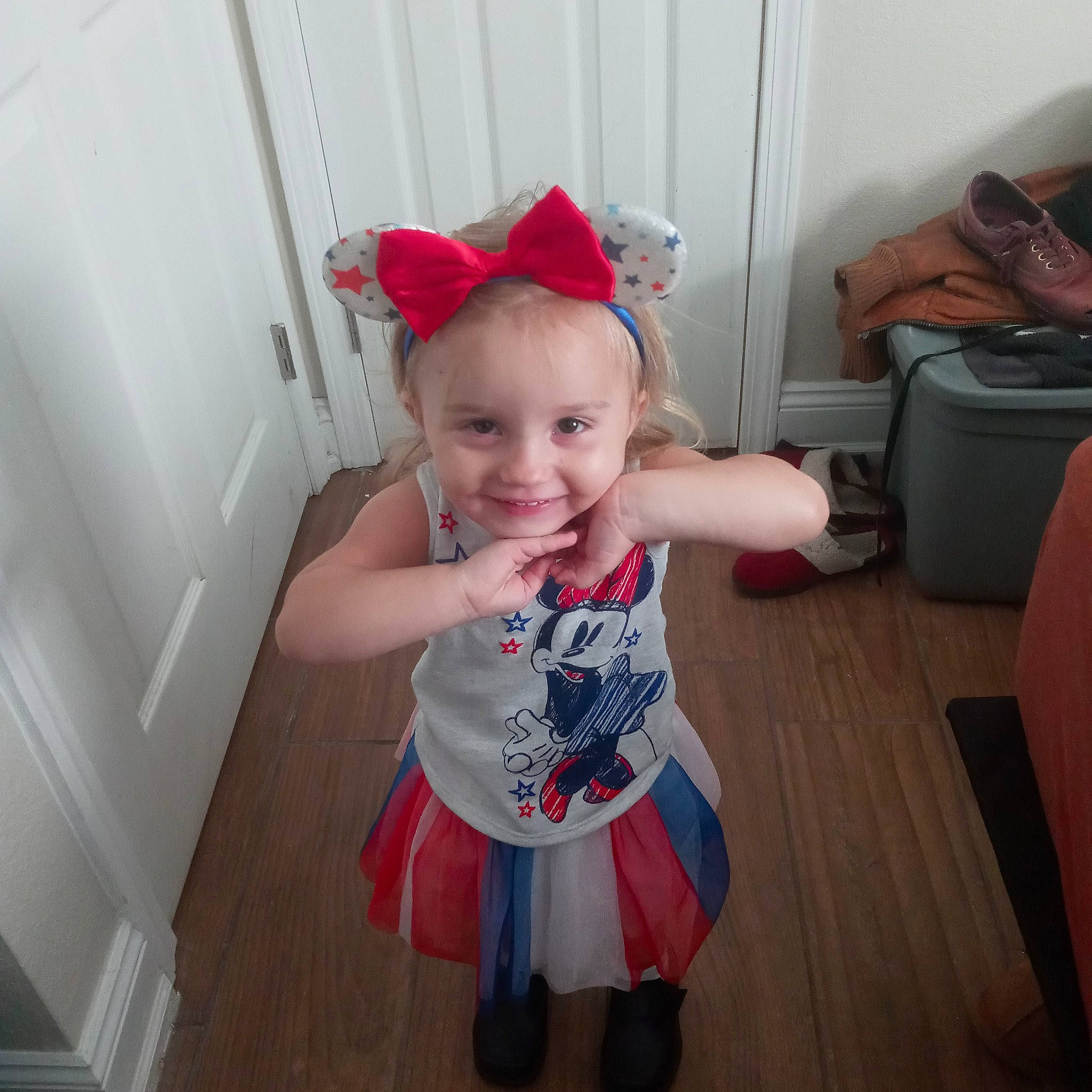 Alice joined the competition — help win amazing prizes! baby_toddler_clothing, child, clothing, costume, costume_accessory, hair_accessory, headgear, joy, person, toddler