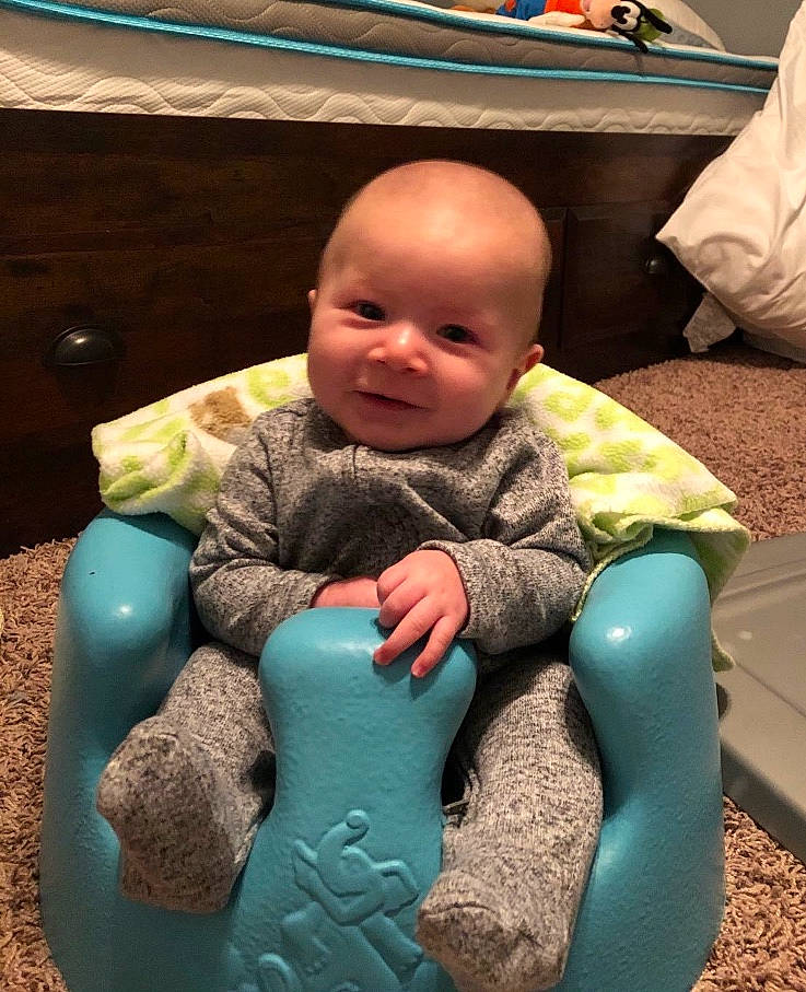 Lakyn joined the competition — help win amazing prizes! arm, baby, baby_products, baby_toddler_clothing, cheek, child, comfort, finger, flooring, fun, hand, human_body, leg, mammal, person, sitting, skin, smile, toddler, toy