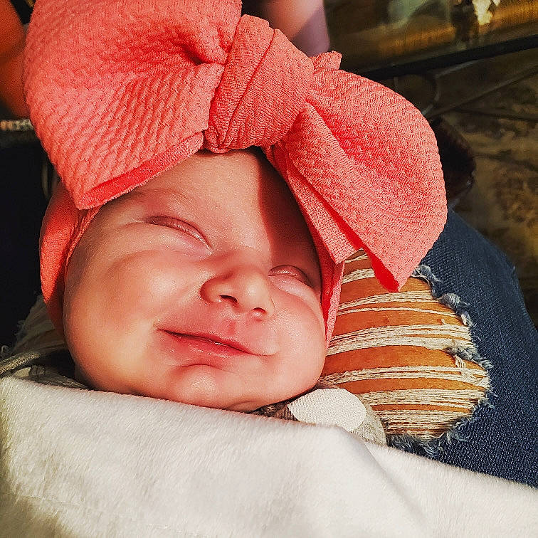 Collins is registered to the contest to win money with this photo: baby, baby_sleeping, beanie, bonnet, cheek, child, ear, hat, headgear, headwear, knit_cap, knitting, lip, peach, person, skin, toddler, wool