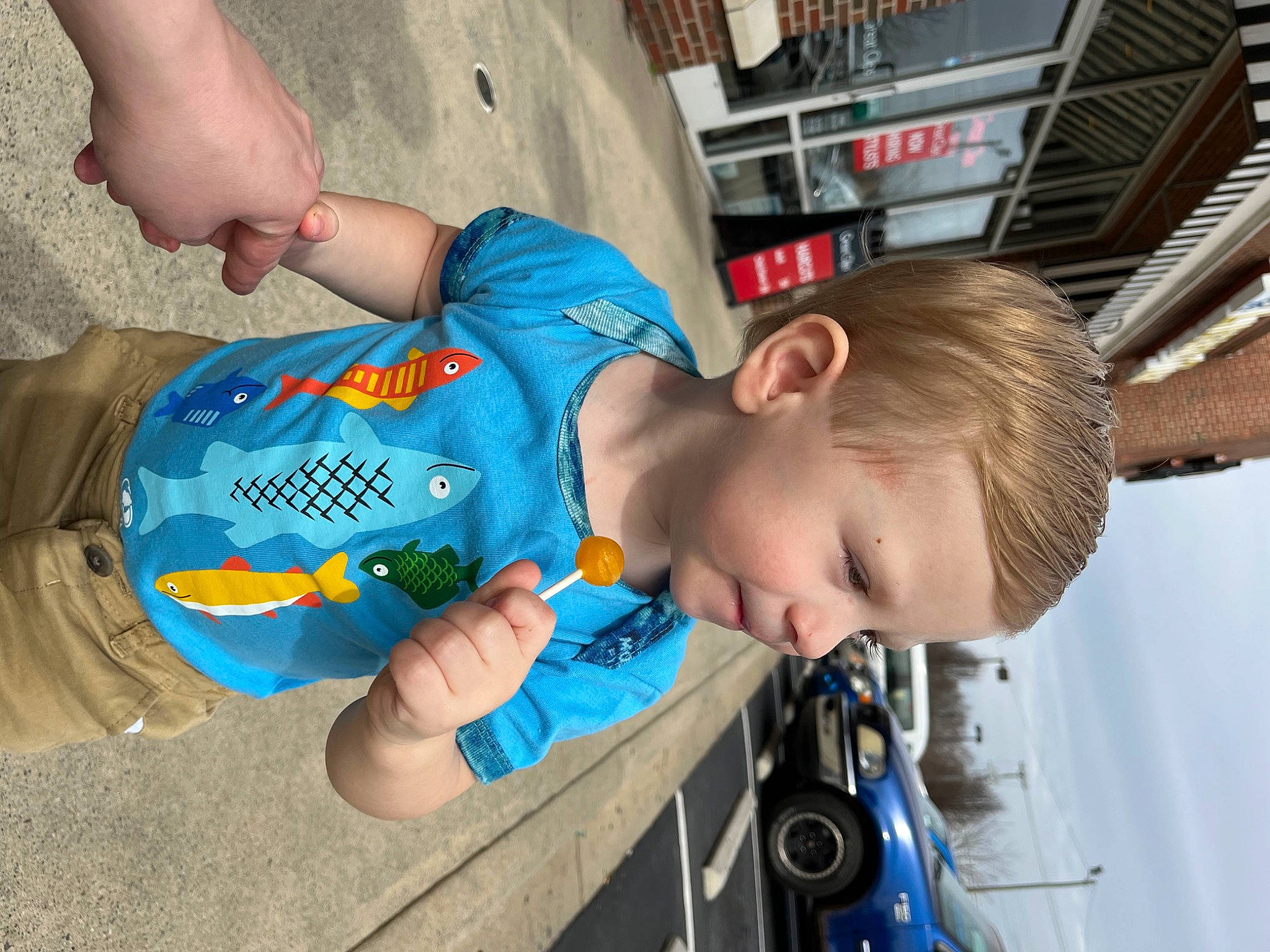 Caleb joined the competition — help win amazing prizes! baby_toddler_clothing, child, elbow, electric_blue, engineering, fun, happy, leisure, mouth, nail, person, play, recreation, sleeve, smile, t_shirt, thumb, toddler, vacation, wrist