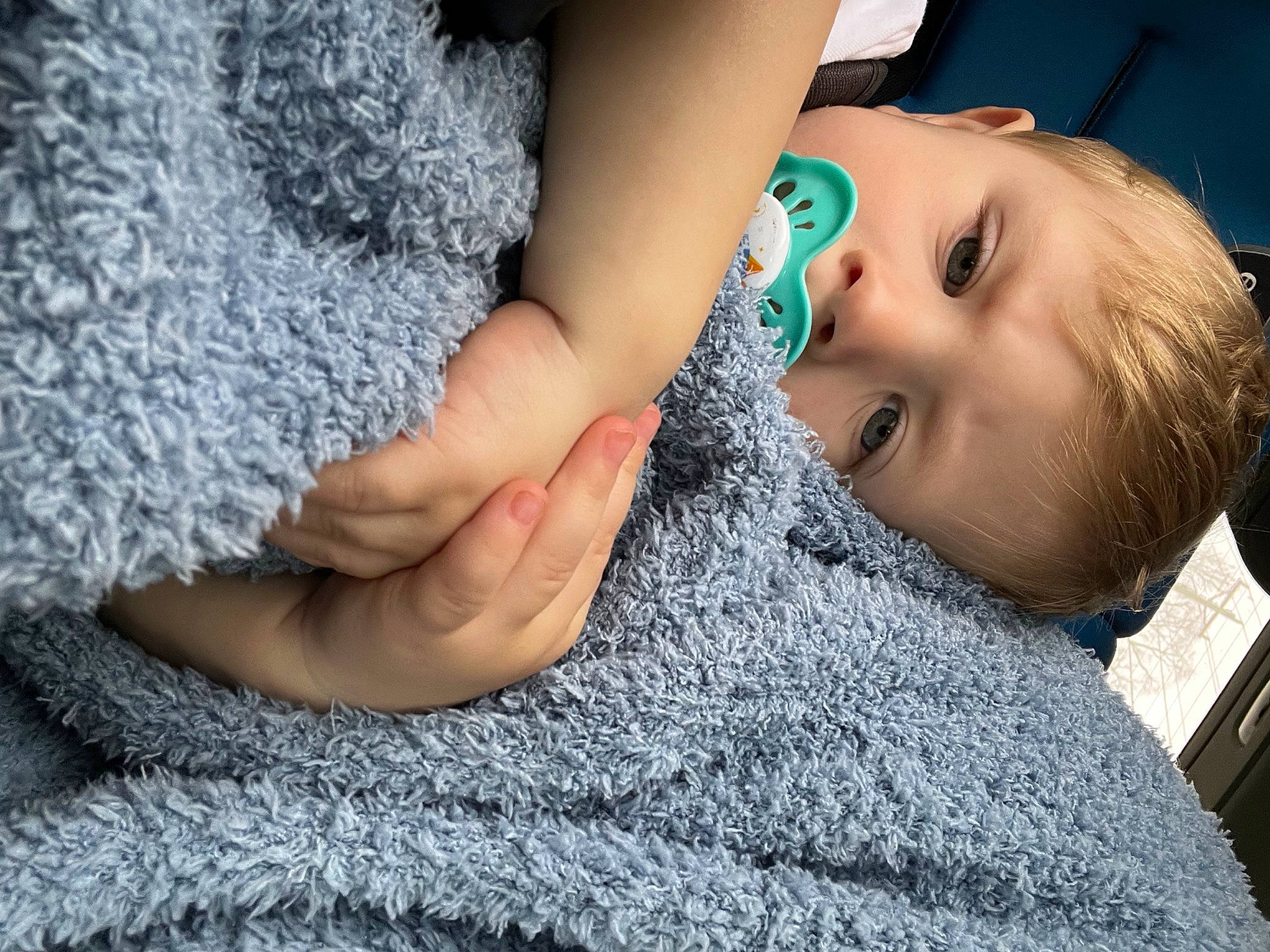 Caleb joined the competition — help win amazing prizes! azure, close_up, cool, denim, electric_blue, eye, eyelash, finger, flash_photography, gesture, grass, happy, human, human_leg, nail, neck, pattern, person, skin, toddler