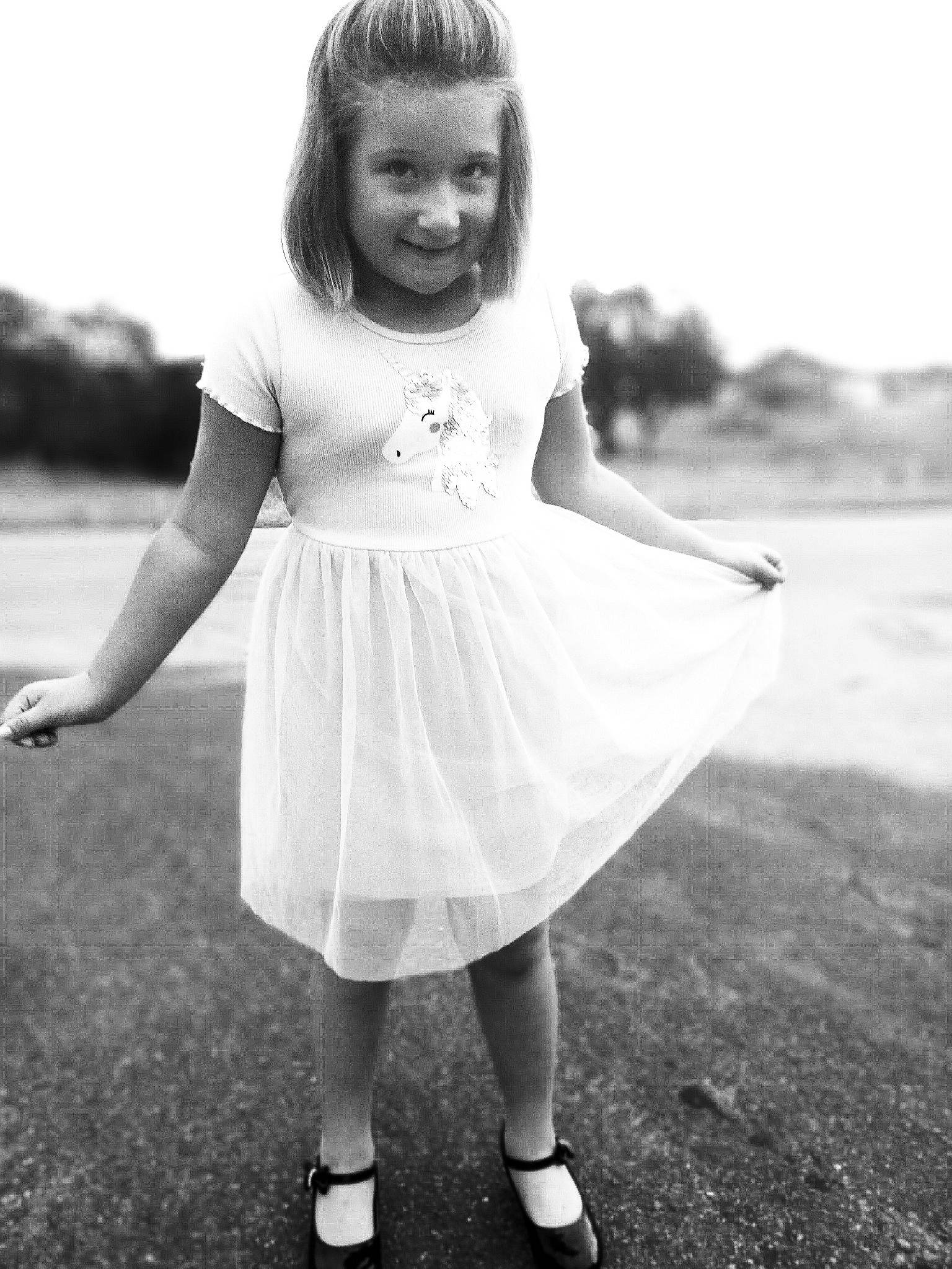 Sierra joined the competition — help win amazing prizes! black, black_and_white, day_dress, dress, face, flash_photography, gesture, grass, hair, hairstyle, happy, head, joy, people_in_nature, person, sky, smile, standing, style, summer