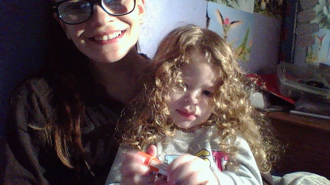 Katelyn joined the competition — help win amazing prizes! brown_hair, child, eyewear, fun, glasses, hair, joy, lip, long_hair, nose, person, photography, selfie, smile, vision_care