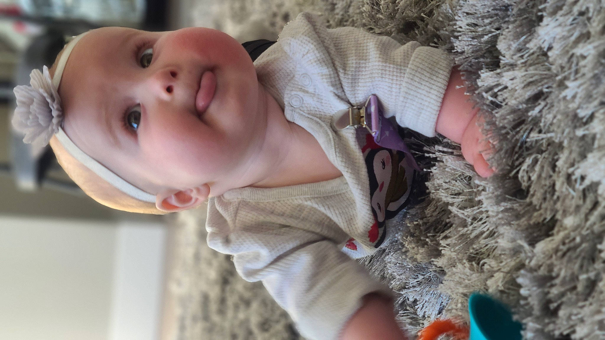 Aviana is registered to the contest to win money with this photo: baby, baby_toddler_clothing, cheek, child, eye, eyelash, finger, fun, fur, grass, happy, lip, nose, outerwear, person, plant, skin, sleeve, smile, toddler