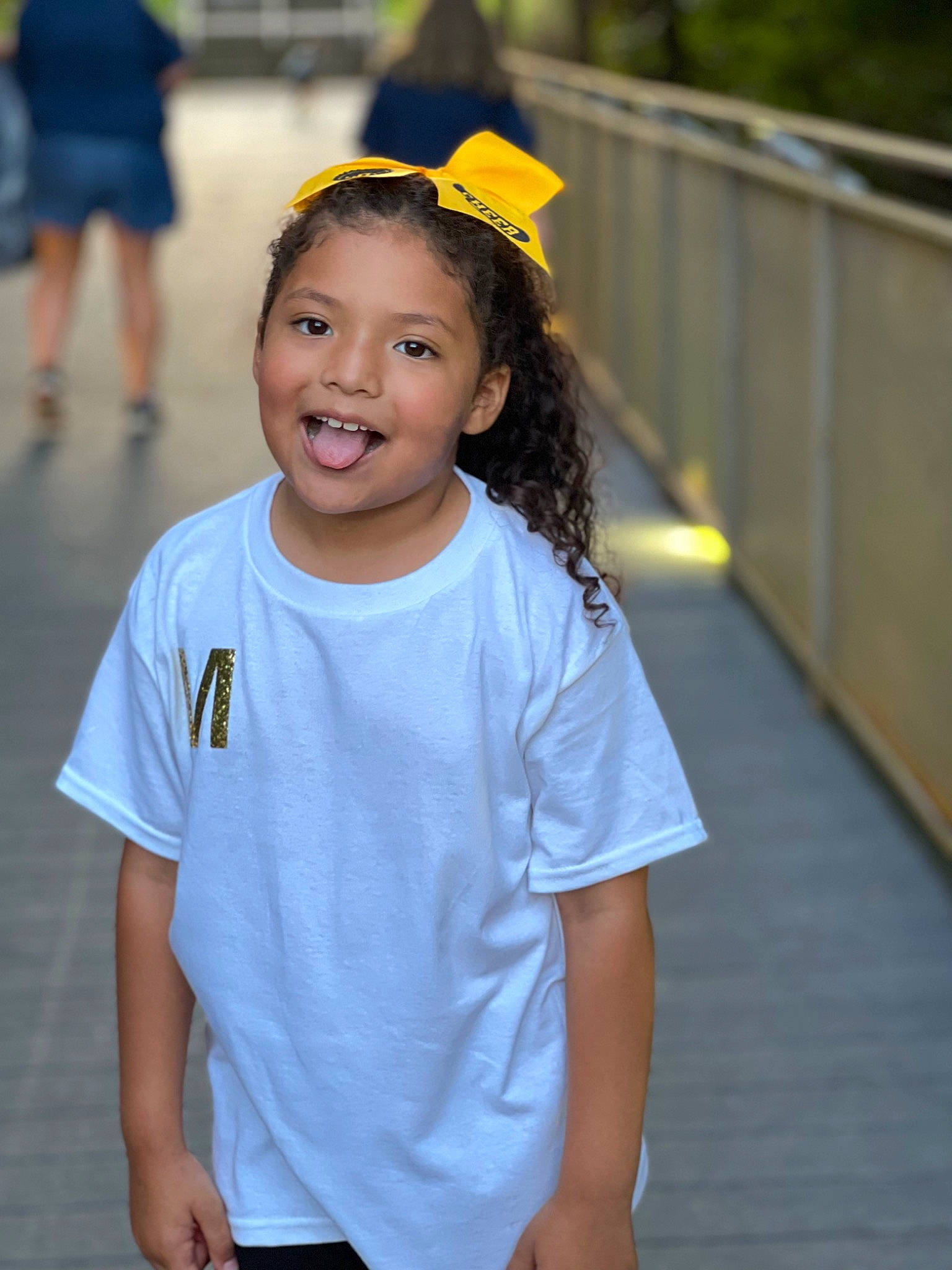 Miya joined the competition — help win amazing prizes! child, electric_blue, event, fence, fun, hair_tie, hairstyle, happy, jewellery, joint, joy, leisure, neck, person, recreation, shoulder, sleeve, smile, t_shirt, toddler