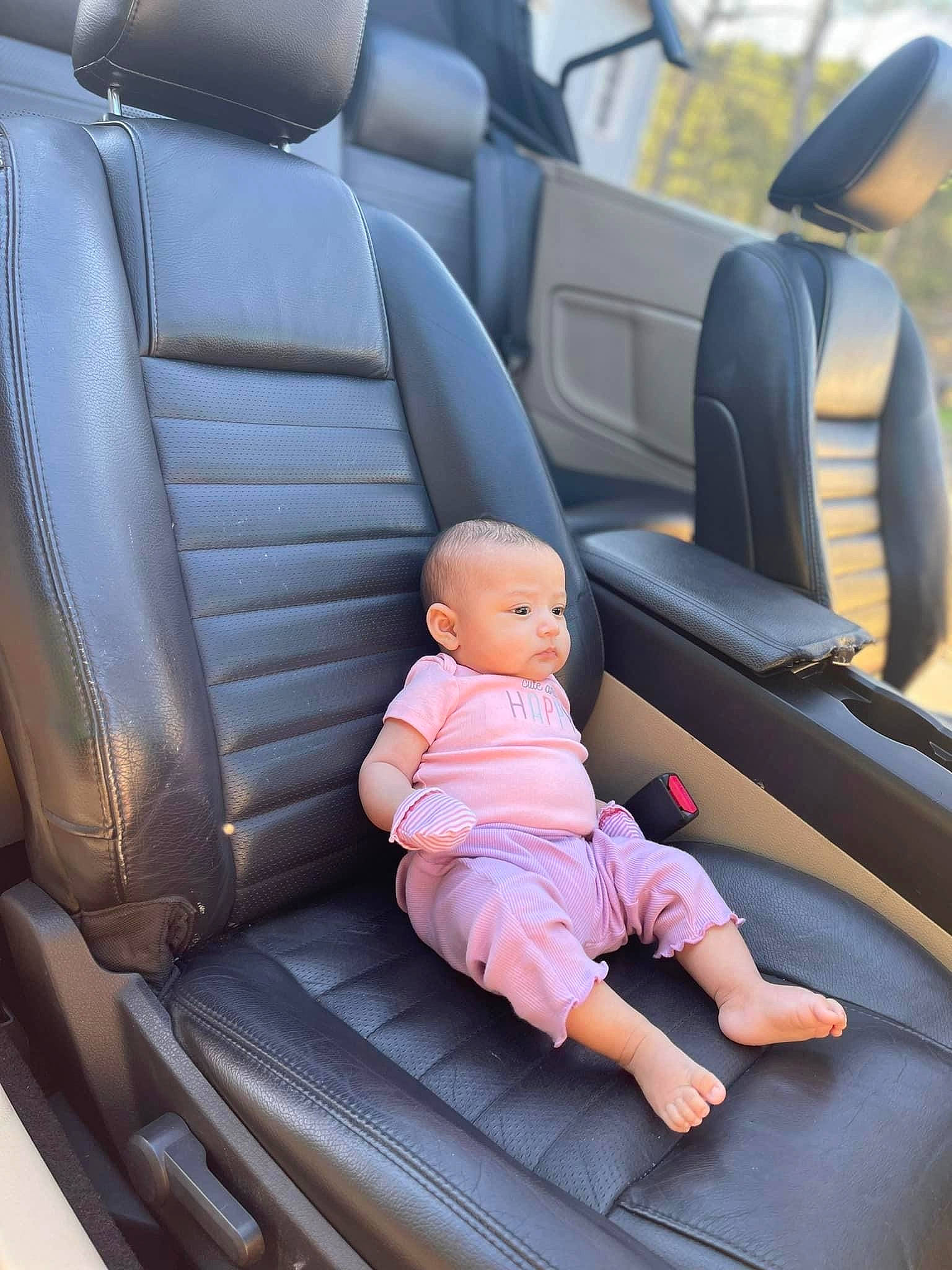 Adalynn Rose joined the competition — help win amazing prizes! auto_part, automotive_design, automotive_exterior, automotive_tire, automotive_wheel_system, baby_toddler_clothing, car, car_seat, car_seat_cover, comfort, head_restraint, mode_of_transport, motor_vehicle, person, personal_luxury_car, plant, seat_belt, steering_part, tints_and_shades, vehicle