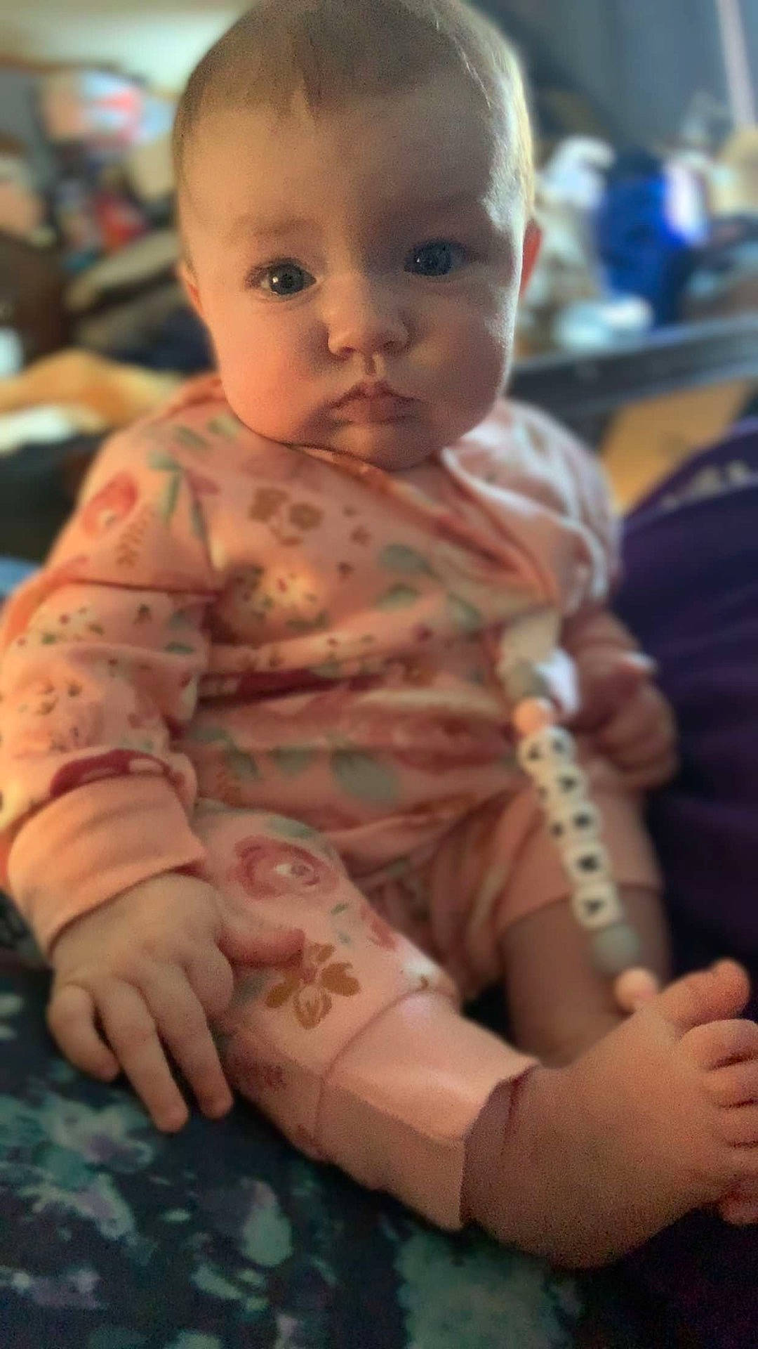 Avery joined the competition — help win amazing prizes! accessories, architecture, arm, baby, bed, bedroom, blanket, blonde, blouse, bodypart, bracelet, brush, building, chair, city, clothing, cosmetics, costume, couch, crawling