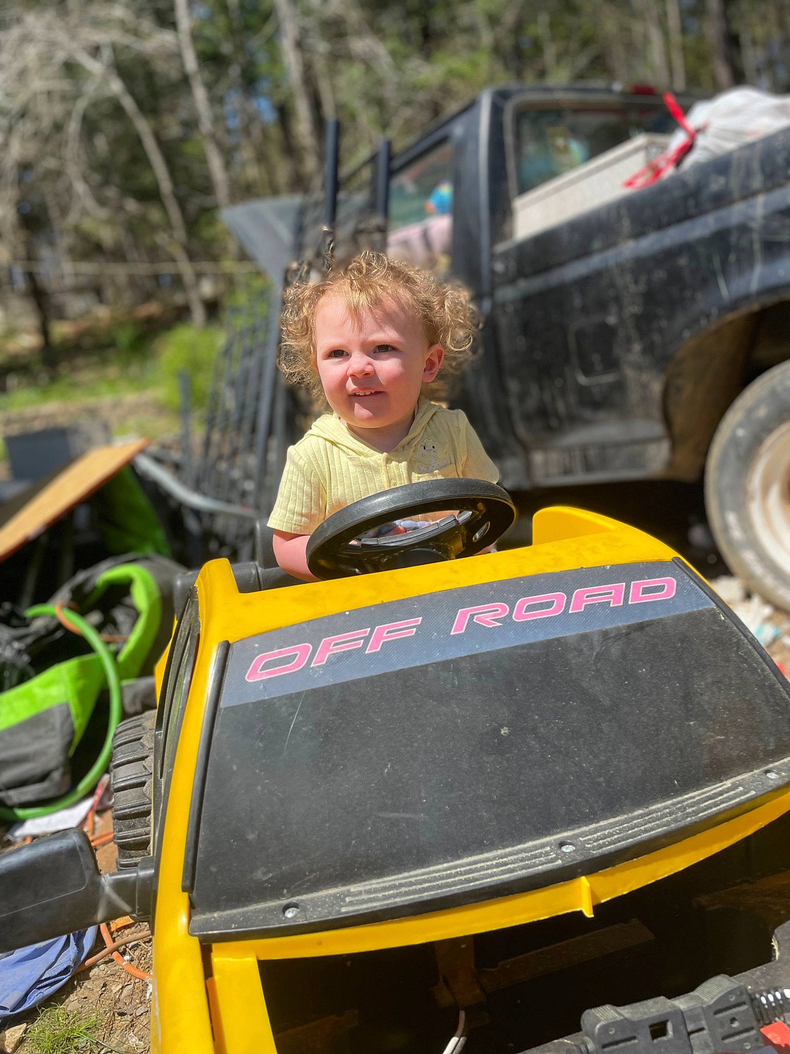 Meredith joined the competition — help win amazing prizes! auto_part, automotive_design, automotive_exterior, automotive_lighting, automotive_tire, automotive_wheel_system, bumper, car, fun, happy, hood, leisure, mode_of_transport, motor_vehicle, person, recreation, smile, tire, tree, vehicle