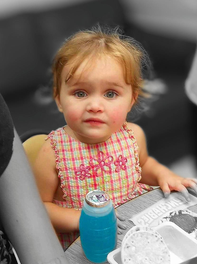 Ava joined the competition — help win amazing prizes! baby, baby_toddler_clothing, cheek, child, computer_keyboard, desk, event, eyelash, fun, happy, input_device, office_equipment, pattern, peripheral, person, plastic, plastic_bottle, sitting, skin, toddler