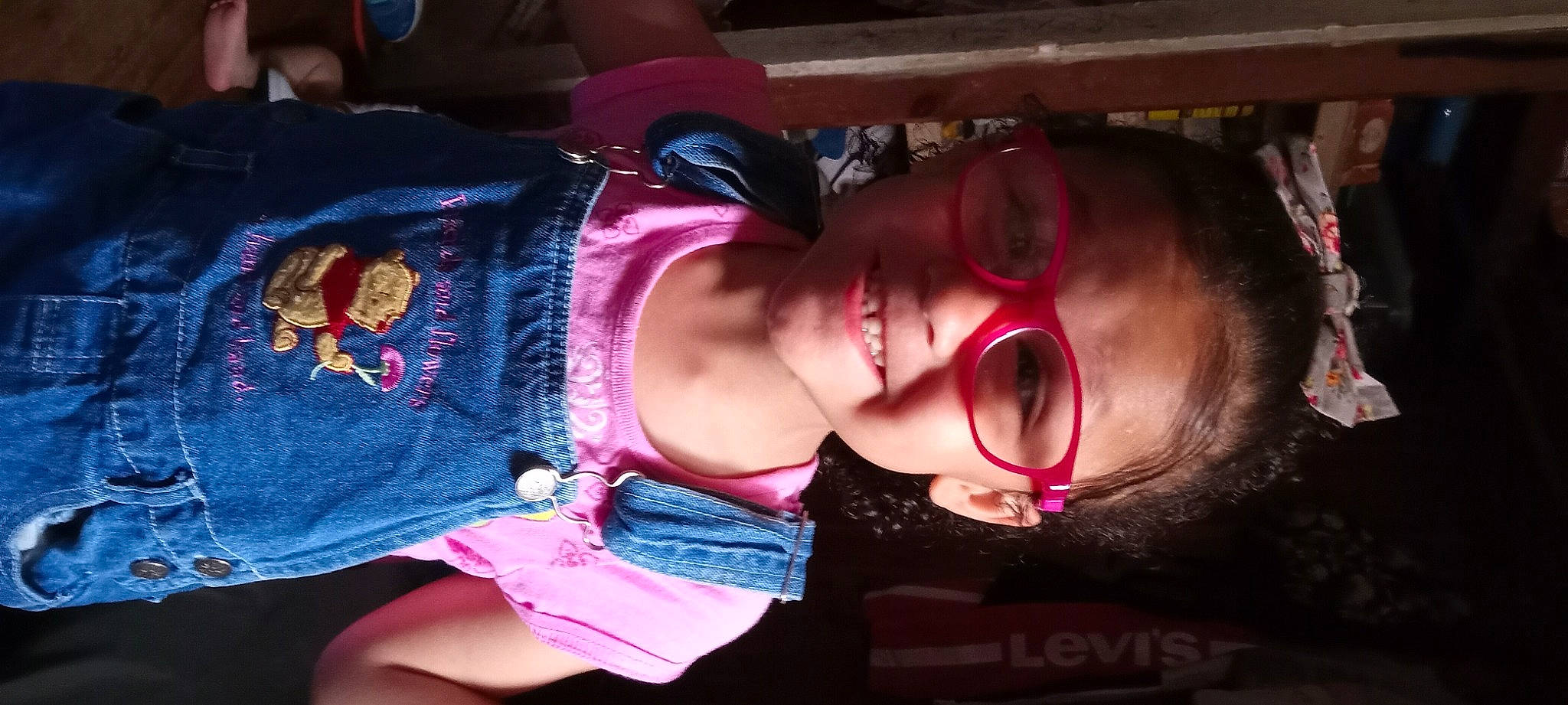 Emiliana is registered to the contest to win money with this photo: chest, cool, eyelash, eyewear, fun, happy, human_leg, jewellery, joy, lip, magenta, mouth, nose, person, pink, skin, smile, thigh, throat, trunk