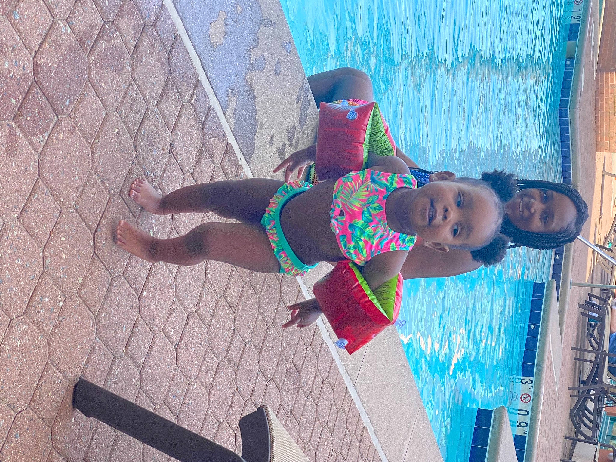 Katelynn joined the competition — help win amazing prizes! blue, elbow, electric_blue, fun, happy, human_leg, joy, leisure, magenta, pattern, person, recreation, road_surface, sidewalk, sky, smile, sunglasses, thigh, vacation, waist