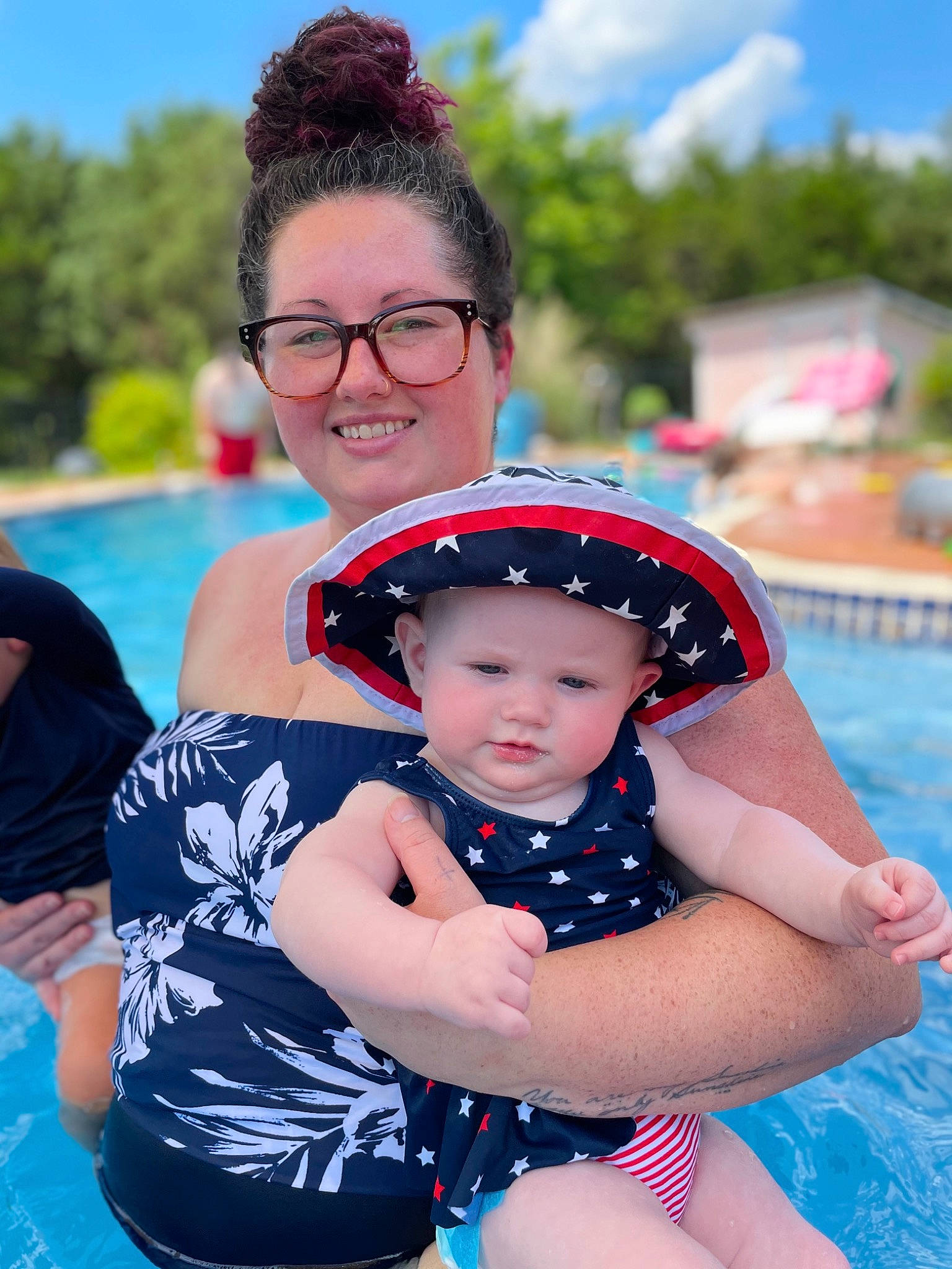 River joined the competition — help win amazing prizes! aqua, arm, azure, blue, clothing, facial_expression, fun, glasses, happy, hat, headgear, headwear, joy, leisure, person, photograph, recreation, red, sky, smile