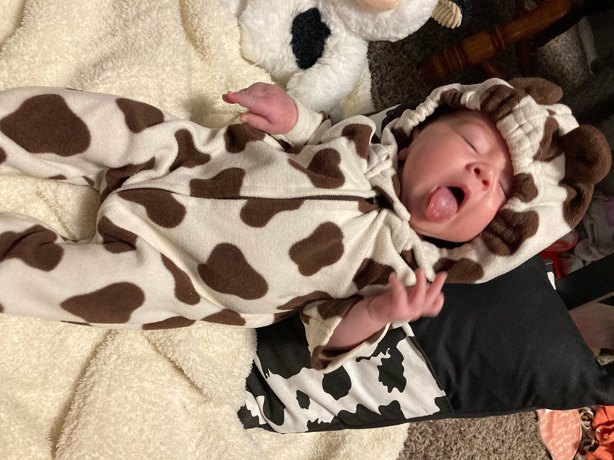 Amiyah joined the competition — help win amazing prizes! baby, baby_products, baby_toddler_clothing, child, collar, comfort, eye, fur, happy, head, headgear, headwear, linens, pattern, person, sleeve, stuffed_toy, textile, toddler, toy