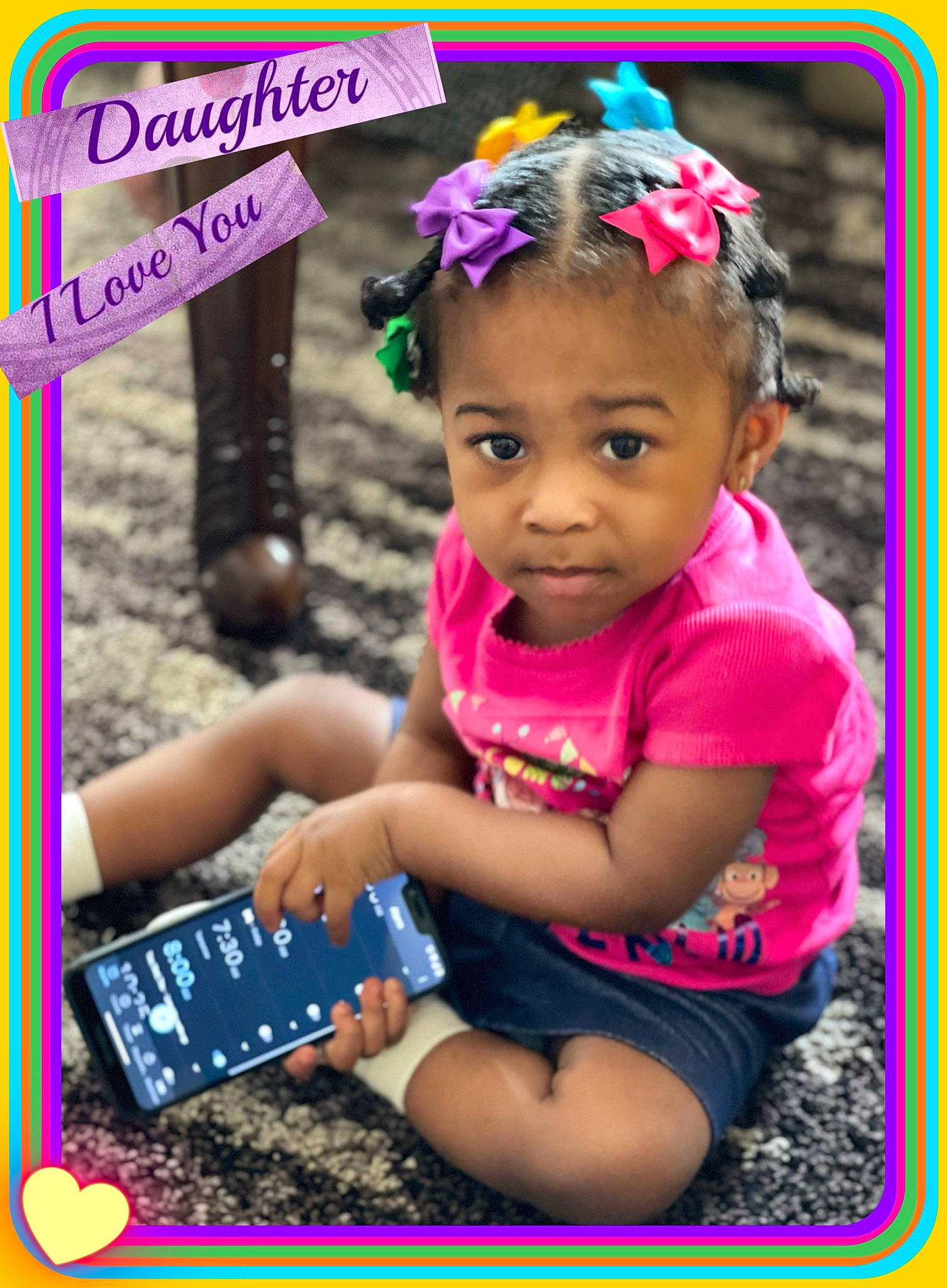 Heavenly is registered to the contest to win money with this photo: adaptation, baby_toddler_clothing, beauty, child, clothing, communication_device, eyelash, fun, grass, happy, human, magenta, people, person, photograph, pink, product, purple, snapshot, toddler