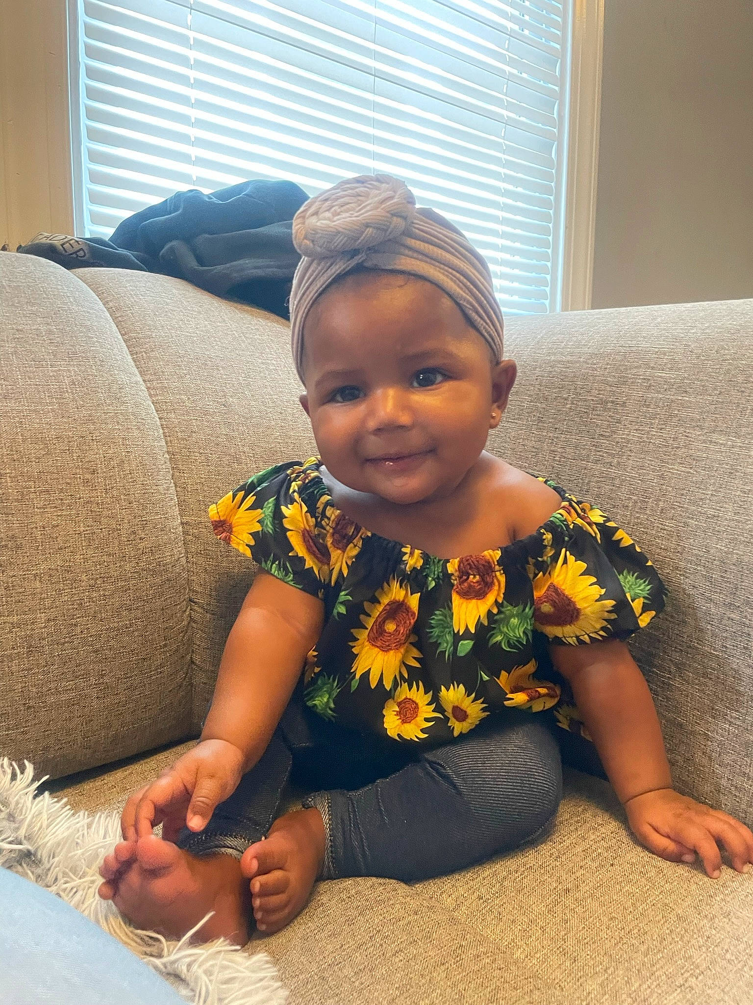Kaici joined the competition — help win amazing prizes! baby_toddler_clothing, cheek, child, comfort, couch, flooring, fun, hairstyle, happy, human_leg, joy, people, person, room, sitting, sleeve, smile, studio_couch, thigh, toddler