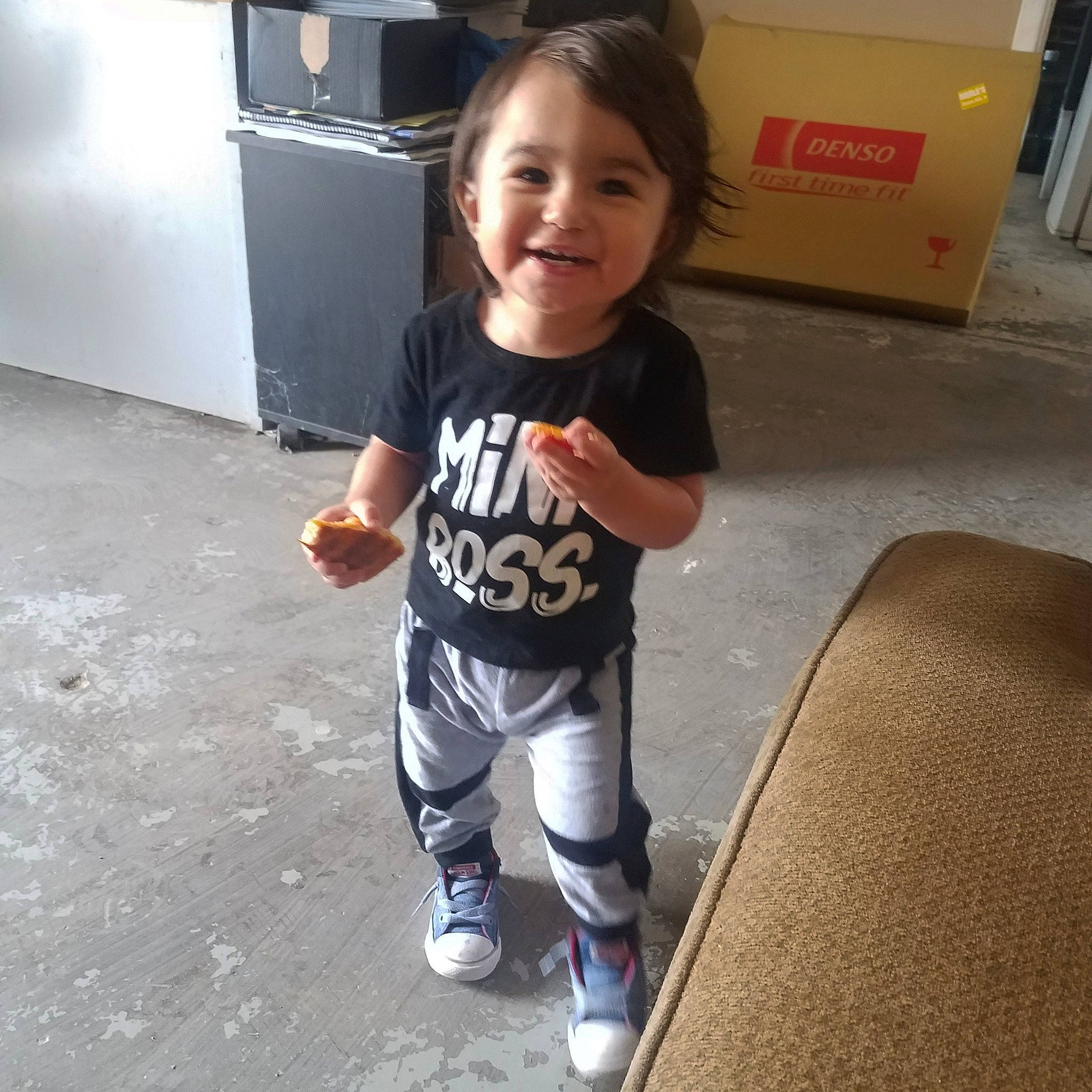 Zedakiah joined the competition — help win amazing prizes! child, cool, footwear, joint, joy, knee, leg, person, shoe, shoulder, sleeve, smile, standing, t_shirt, thigh, toddler, trousers