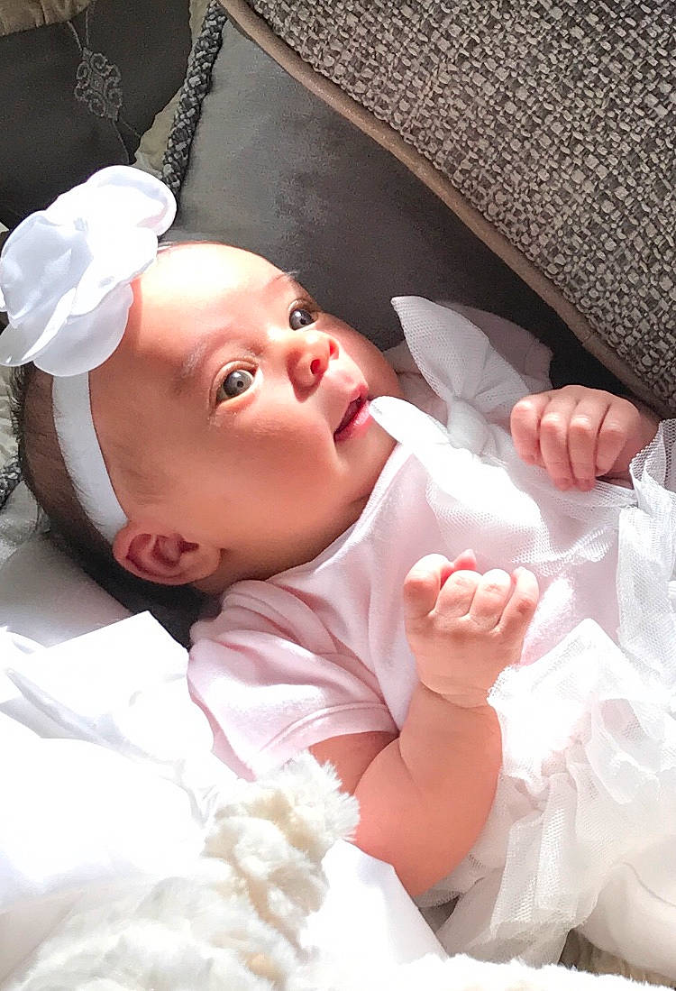 Giulia joined the competition — help win amazing prizes! beauty, child, girl, hair_accessory, headpiece, infant, nose, person, product, skin, toddler