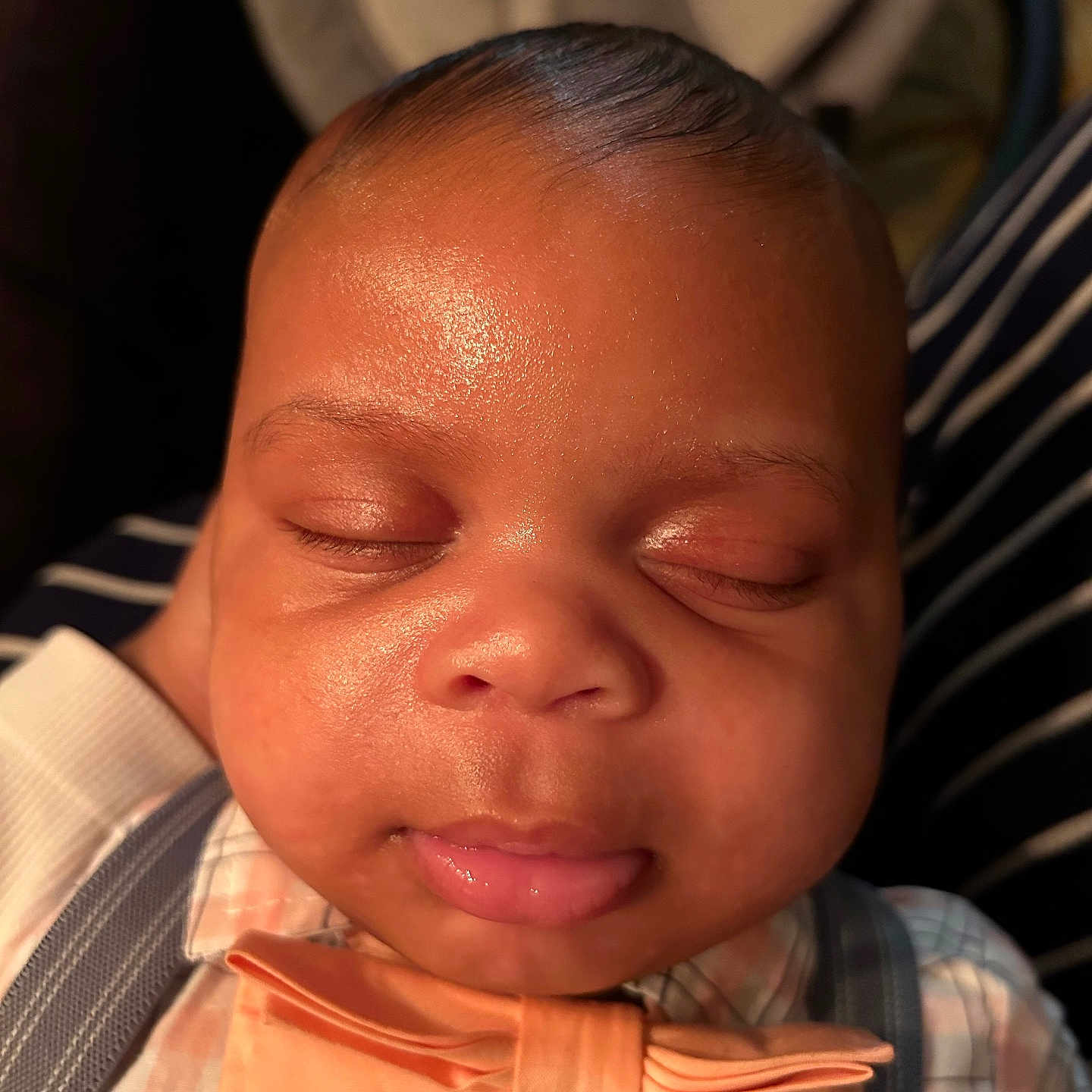Pharoah joined the competition — help win amazing prizes! accessories, baby, bodypart, clothing, face, finger, formalwear, happy, head, mouth, newborn, person, photography, portrait, scarf, shirt, skin, sleeping, smile, tie