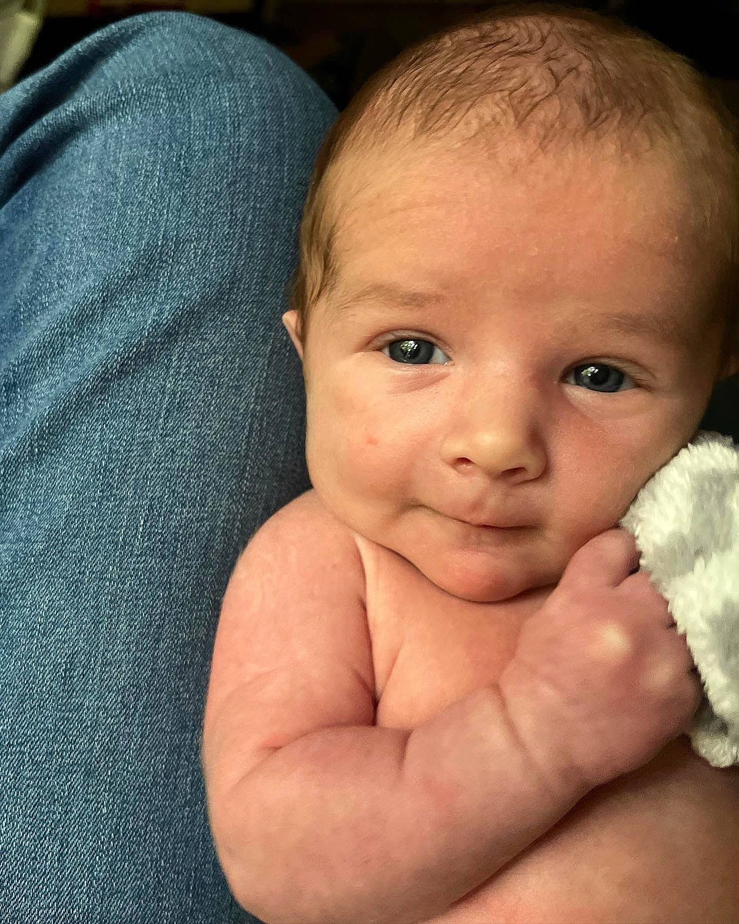 Lane is registered to the contest to win money with this photo: arm, baby, cheek, chest, chin, elbow, eye, finger, gesture, hand, happy, lip, mouth, nail, nose, person, skin, stomach, thumb, toddler