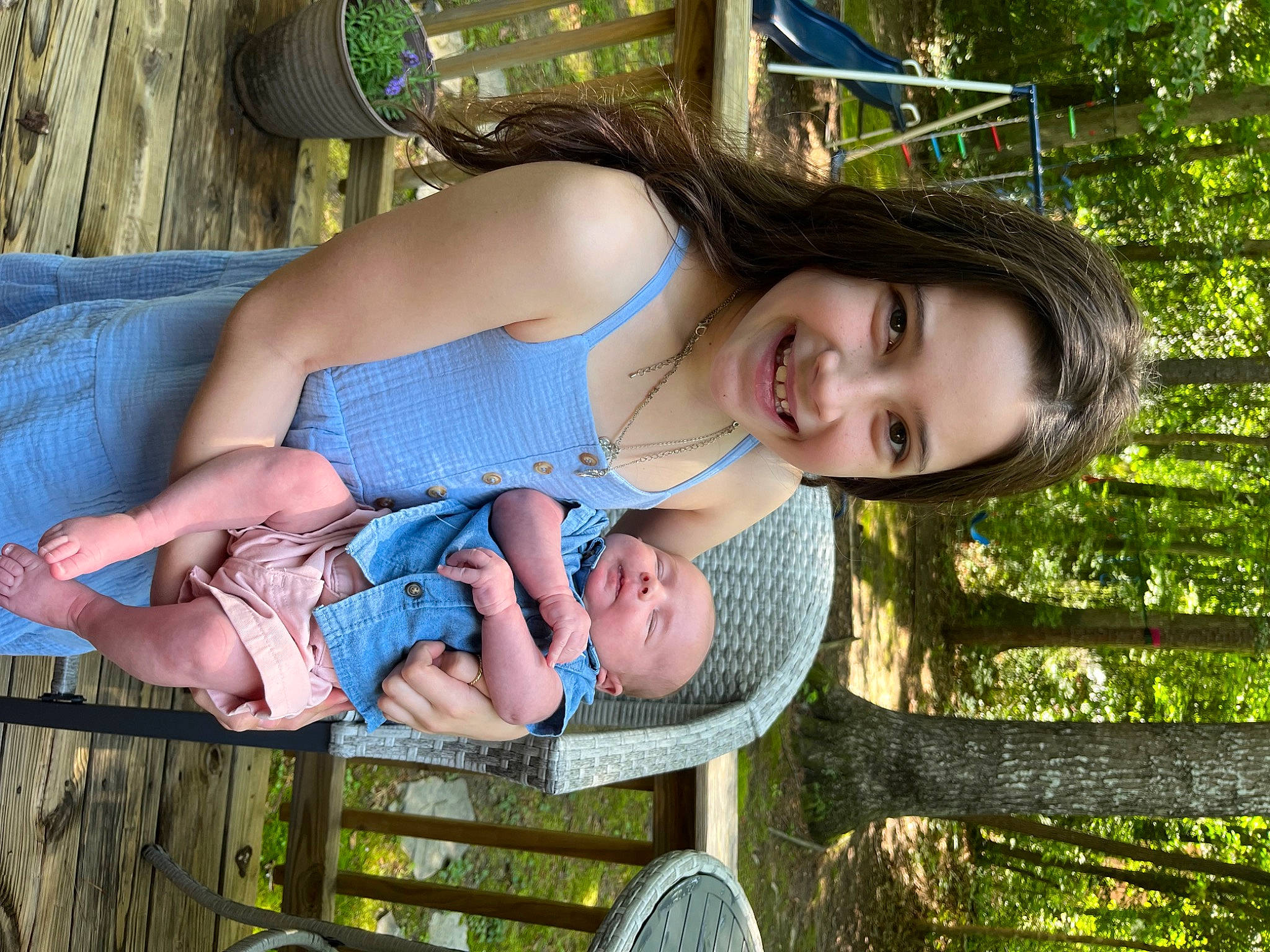 Kaedyn is registered to the contest to win money with this photo: baby, baby_toddler_clothing, chest, child, fun, grass, green, happy, joy, leisure, people_in_nature, person, plant, recreation, sitting, skin, smile, thigh, toddler, tree