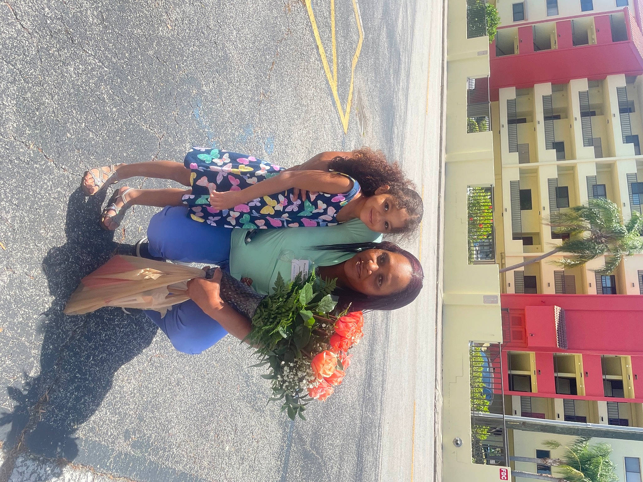 Melodie is registered to the contest to win money with this photo: city, concrete, denim, dress, electric_blue, eyewear, fun, human_leg, joy, leg, leisure, pedestrian, person, plant, public_space, sidewalk, street_fashion, summer, thigh, tourism