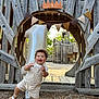 Parvin joined the competition — help win amazing prizes! toddler, child, smiling, birthday, balloon, number_one, crown, hat, romper, outdoor, playground, wood, woodchips, celebration, happy, person, sandals, banner, daylight, nature