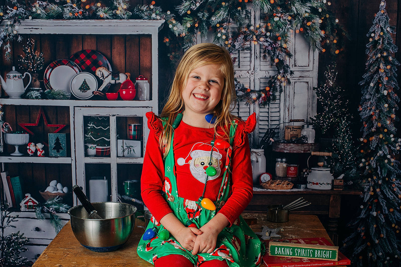 Adalee joined the competition — help win amazing prizes! christmas, christmas_decoration, christmas_eve, christmas_ornament, cooking, event, fashion, fun, happy, holiday, interior_design, joy, mixing_bowl, ornament, person, red, room, serveware, smile, tableware