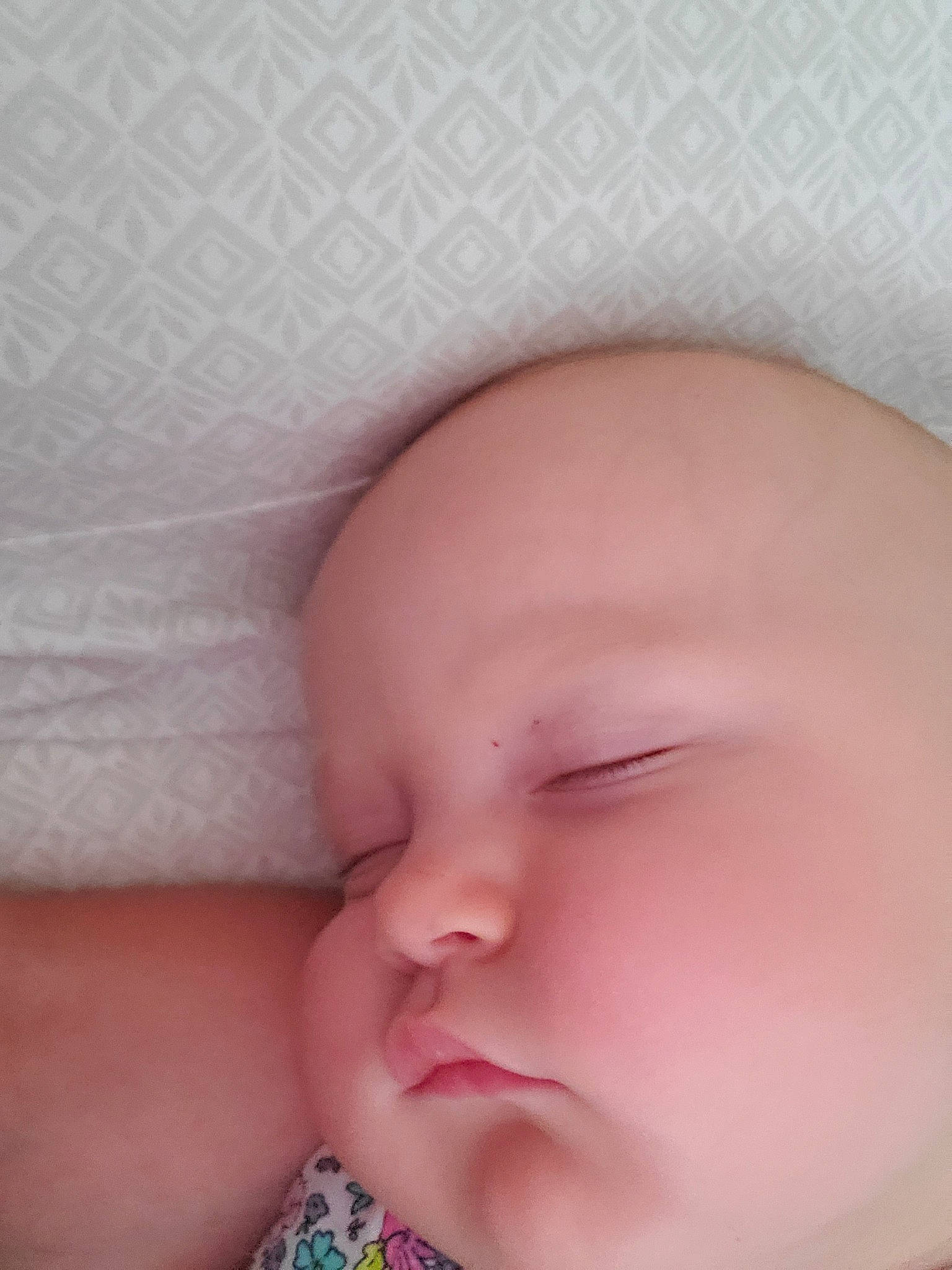 Claire joined the competition — help win amazing prizes! baby, beauty, cheek, child, chin, close_up, eye, face, finger, forehead, hand, head, lip, mouth, nose, person, photography, pink, skin, sleep