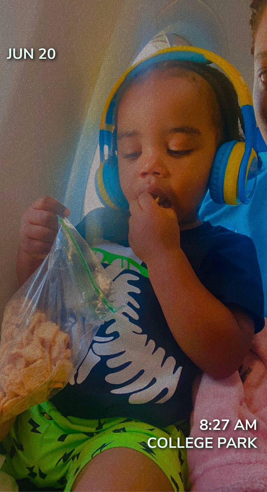 Kiersten joined the competition — help win amazing prizes! baby, baby_products, baby_toddler_clothing, child, event, face, finger, fun, grass, hand, happy, iris, leisure, organism, person, personal_protective_equipment, plastic_bag, play, product, thumb