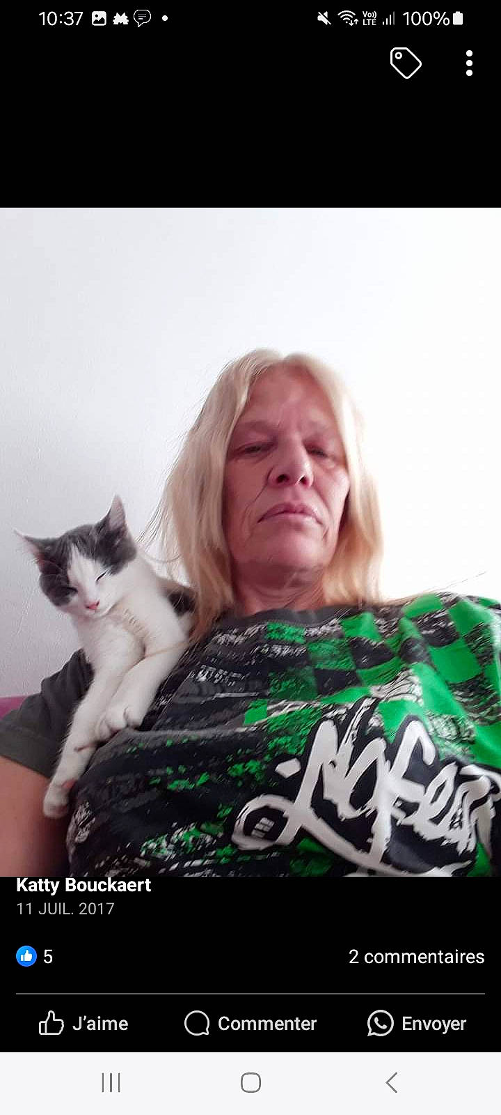 Chipie participe au concours pour gagner de l'argent avec cette photo : carnivore, cat, comfort, cool, felidae, flash_photography, font, fur, gesture, grass, happy, photo_caption, portrait_photography, sitting, sleeve, small_to_medium_sized_cats, sportswear, t_shirt, whiskers