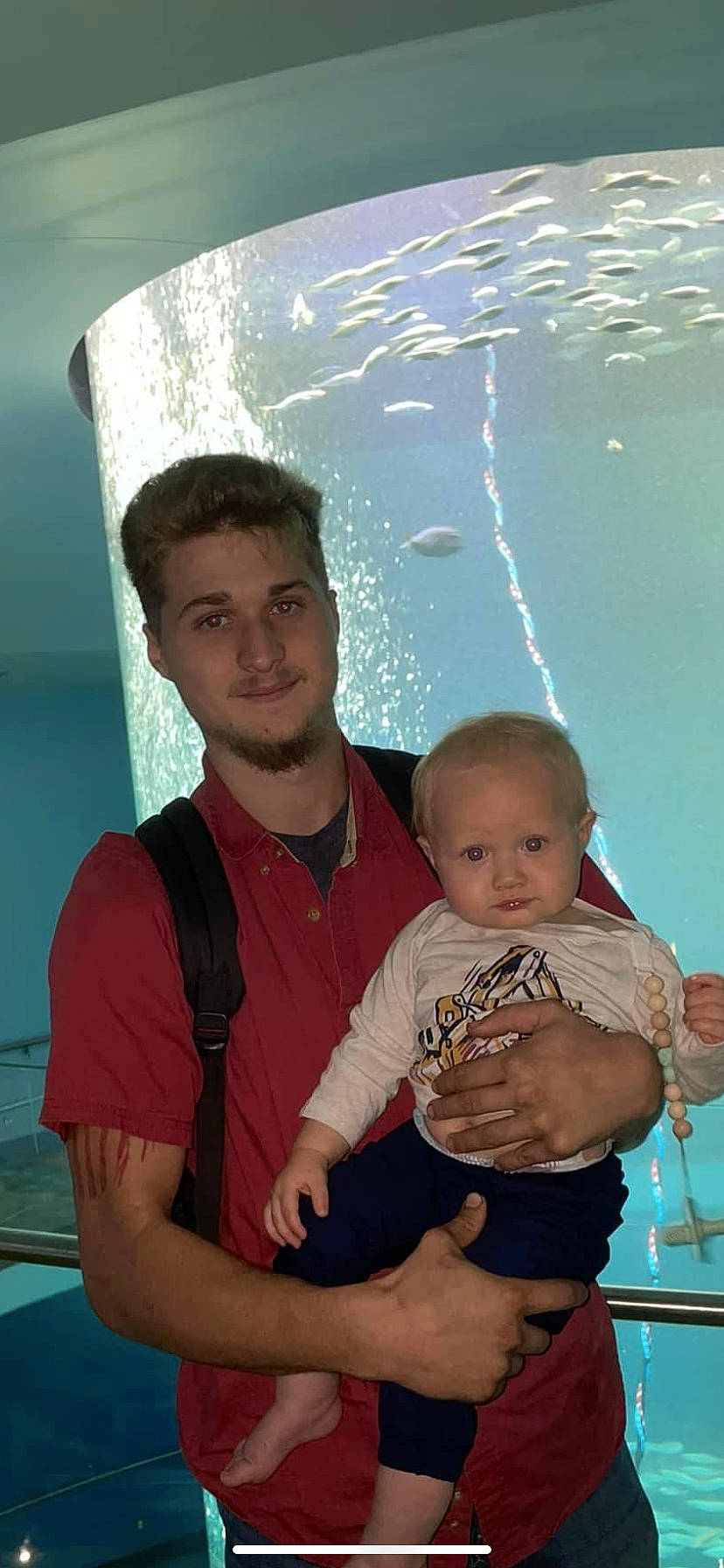 Kam joined the competition — help win amazing prizes! abdomen, arm, azure, baby, blue, elbow, eye, facial_expression, fun, gesture, happy, joint, lap, leisure, muscle, person, shoulder, smile, toddler, trunk