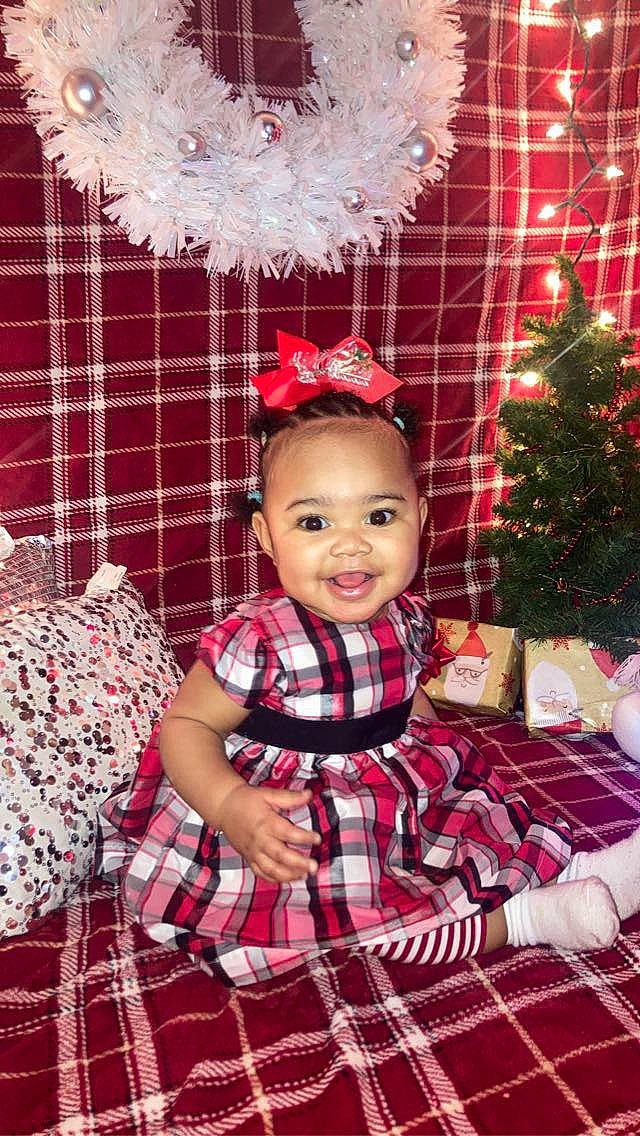 Zatyra joined the competition — help win amazing prizes! baby_toddler_clothing, child, christmas, christmas_tree, event, happy, holiday, joy, ornament, pattern, person, pink, plaid, red, room, sleeve, smile, snapshot, tartan, textile