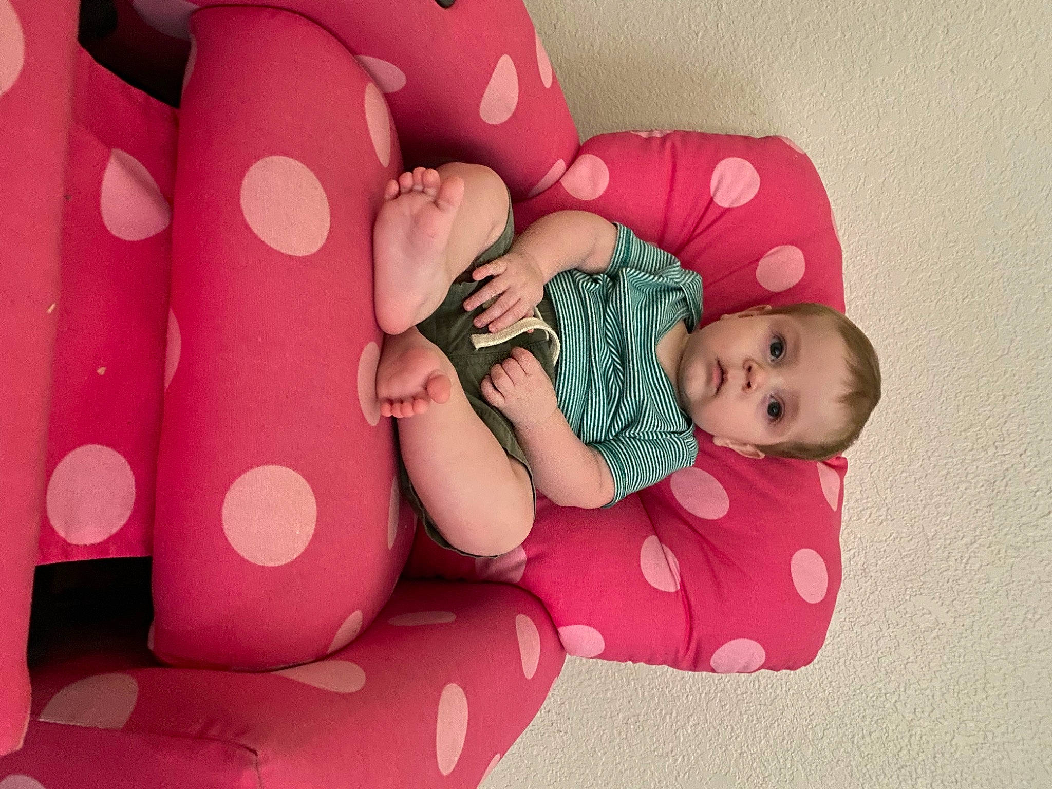 Ronin joined the competition — help win amazing prizes! arm, baby, baby_toddler_clothing, child, comfort, finger, foot, hand, human_body, human_leg, leg, linens, magenta, nail, pattern, person, pink, skin, sleeve, thigh