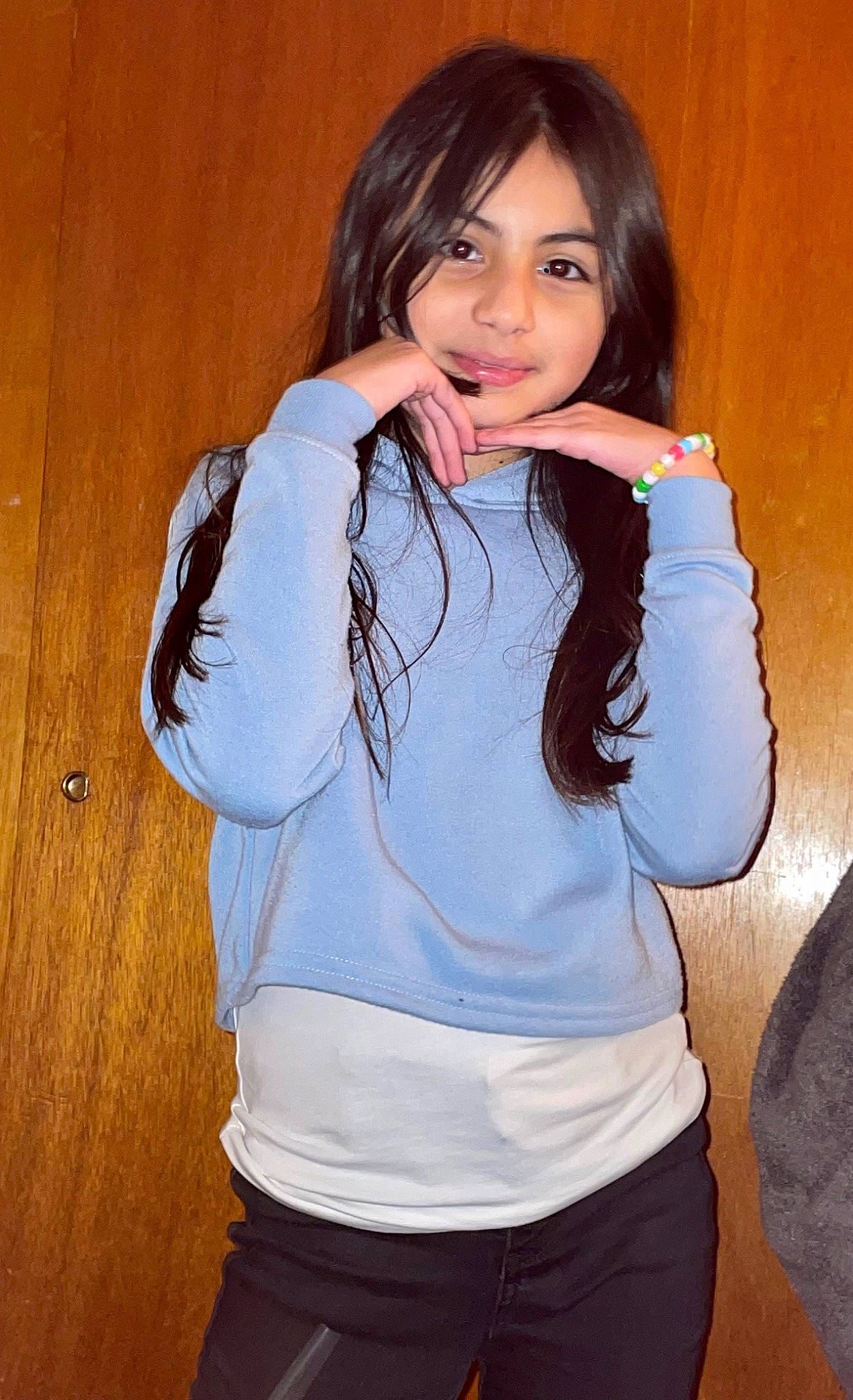 Zuley joined the competition — help win amazing prizes! arm, azure, black_hair, cool, elbow, eye, eyelash, finger, flash_photography, gesture, hand, happy, human_body, joy, neck, person, shoulder, skin, sleeve, smile