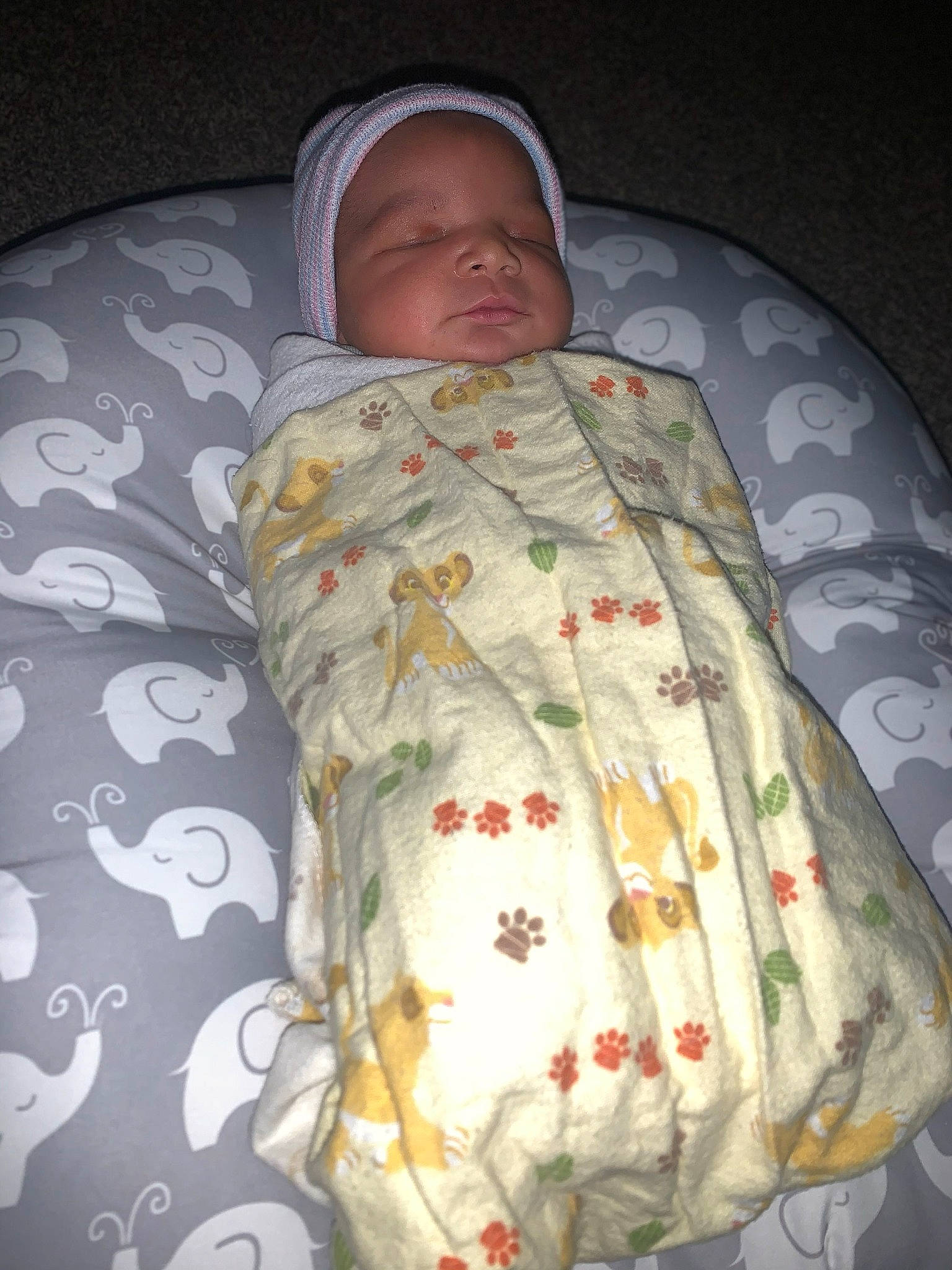 Jalen Jr. joined the competition — help win amazing prizes! baby, child, person, sleep