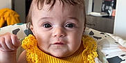 Isla-Capri is registered to the contest to win money with this photo: baby, bed, bedroom, bodypart, couch, cushion, cutlery, face, finger, furniture, hand, happy, head, homedecor, indoors, person, photography, portrait, room, spoon