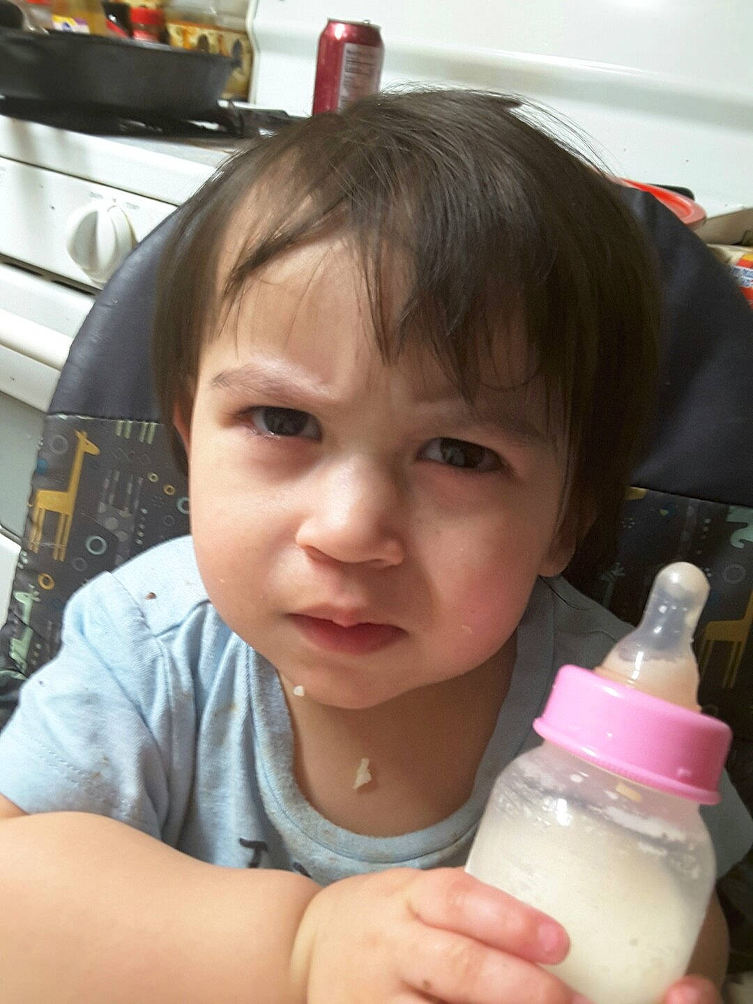 Zyra is registered to the contest to win money with this photo: baby, baby_bottle, baby_products, bottle, child, dairy, drink, drinkware, finger, person, plastic_bottle, product, skin, smile, tableware, toddler, water, water_bottle