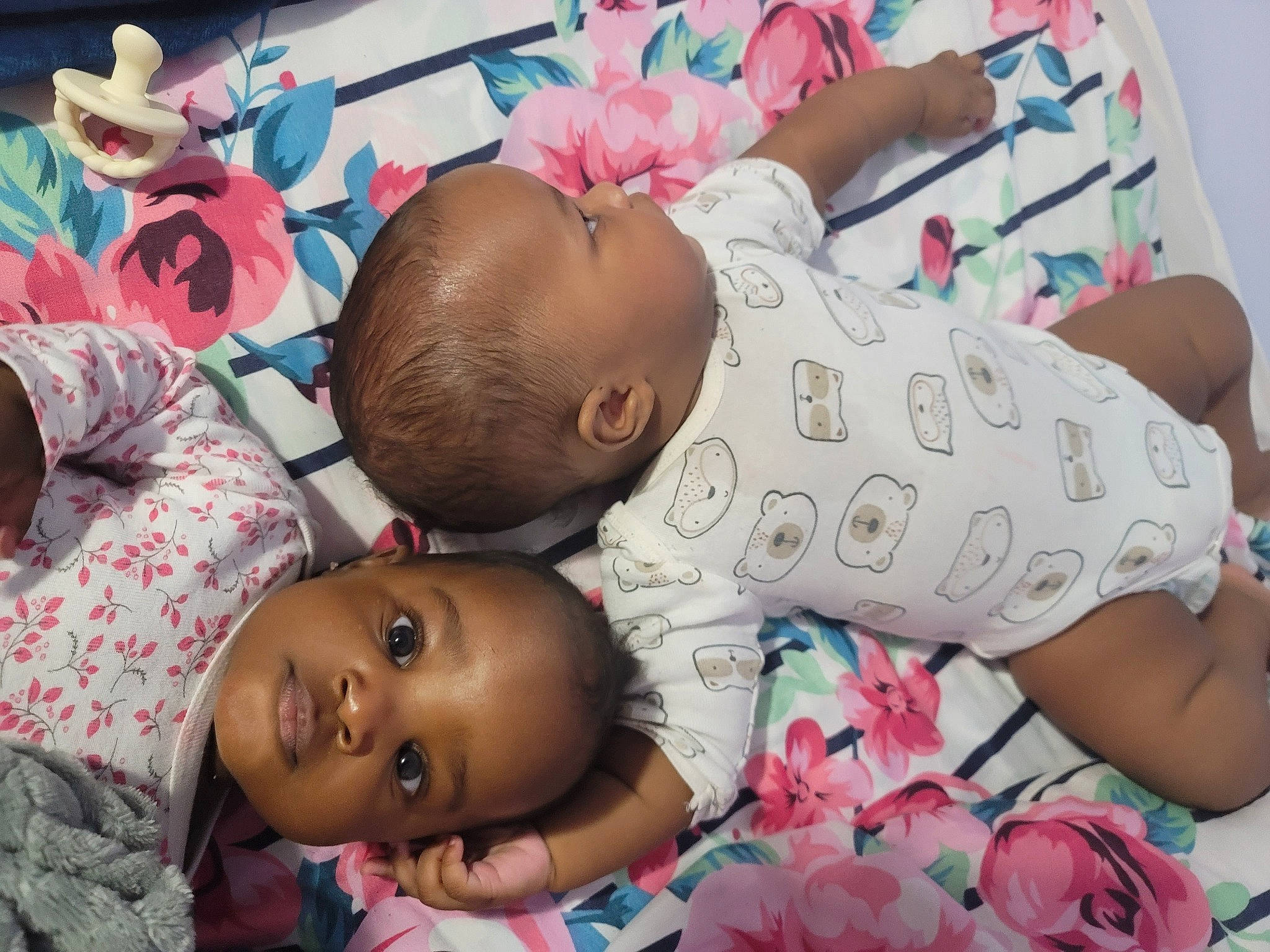 Kehlani is registered to the contest to win money with this photo: baby, baby_products, baby_sleeping, baby_toddler_clothing, bedtime, cheek, child, comfort, ear, flower, happy, linens, mouth, people, person, pink, room, skin, smile, textile