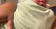 Jacory joined the competition — help win amazing prizes! newborn, baby, infant, sleeping, blanket, hat, wrapped, arm, hand, fingernail, person, skin, soft, peaceful, indoor, closeup, portrait, resting, human, child