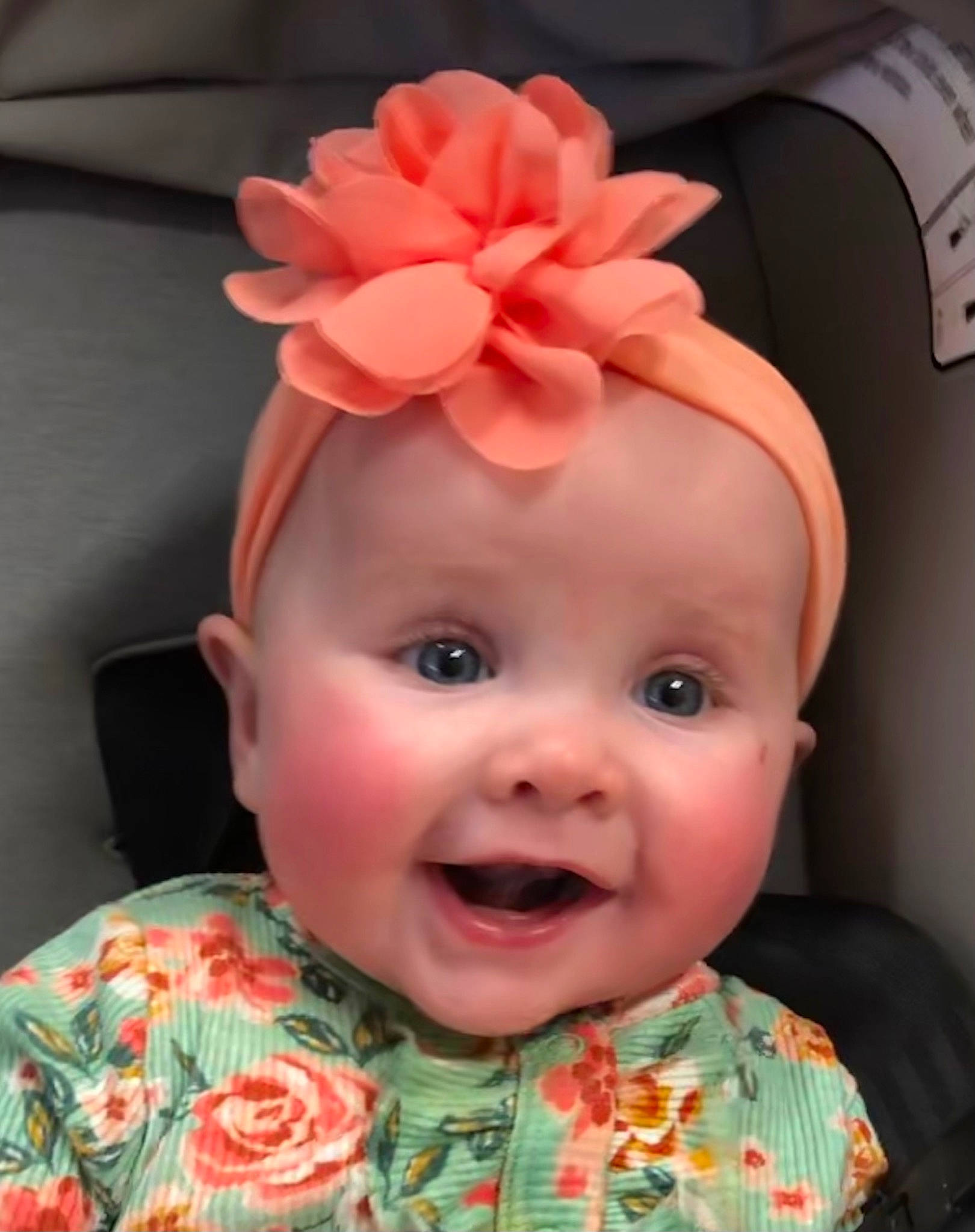 Aila joined the competition — help win amazing prizes! baby, baby_toddler_clothing, cheek, chin, dress, ear, eye, eyebrow, eyelash, face, forehead, hair, head, headwear, human_body, lip, mouth, nose, person, product