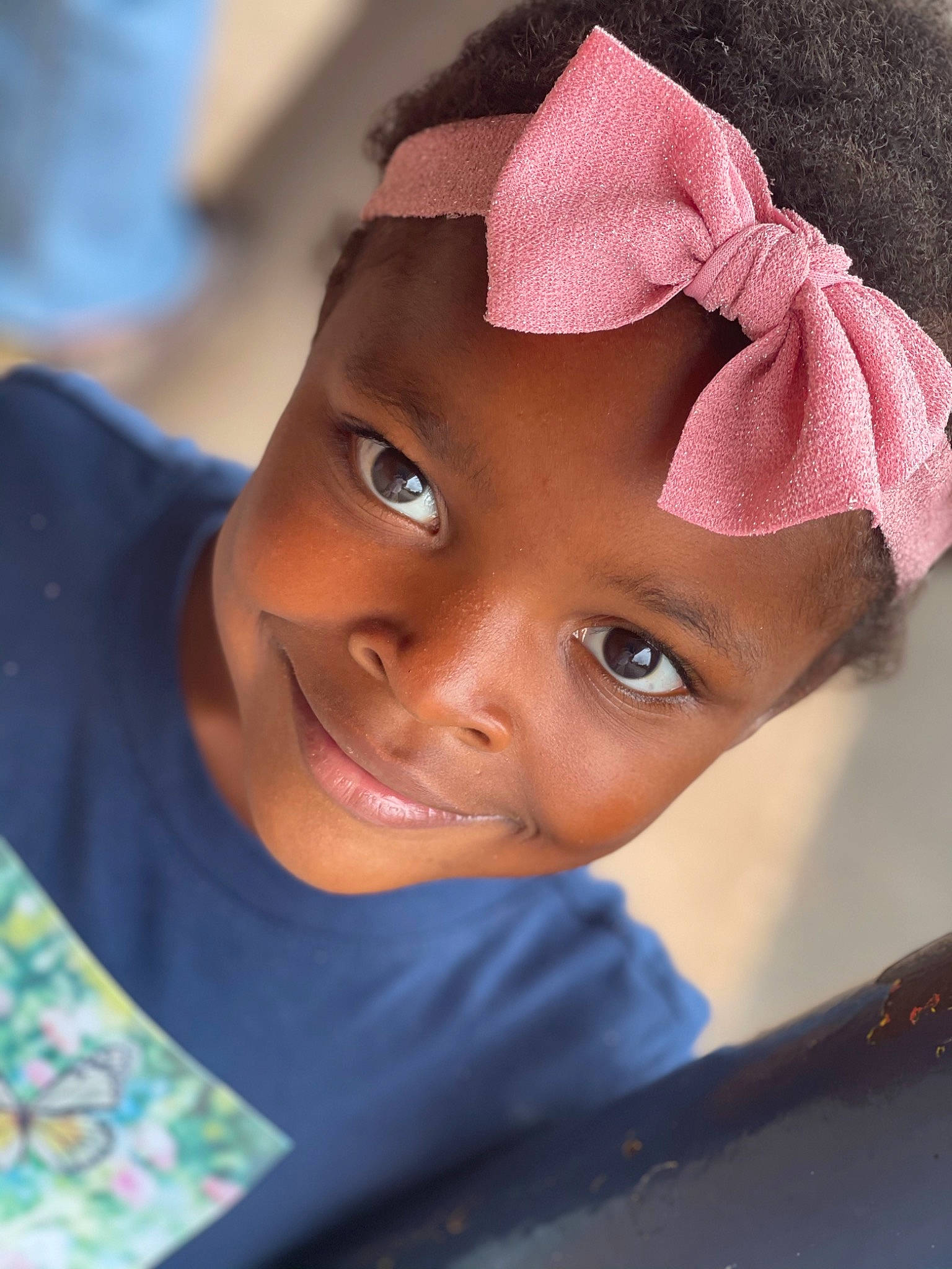 Izzy is registered to the contest to win money with this photo: cap, child, chin, close_up, electric_blue, eye, eyebrow, facial_expression, fashion_accessory, forehead, fun, happy, hat, headgear, joy, laugh, lip, mouth, neck, person