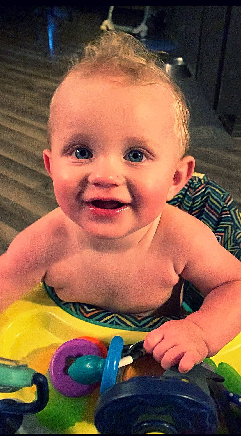 Bryar joined the competition — help win amazing prizes! baby, baby_products, cheek, child, ear, eye, eyebrow, face, facial_expression, forehead, fun, head, iris, joy, mouth, nose, person, play, product, skin