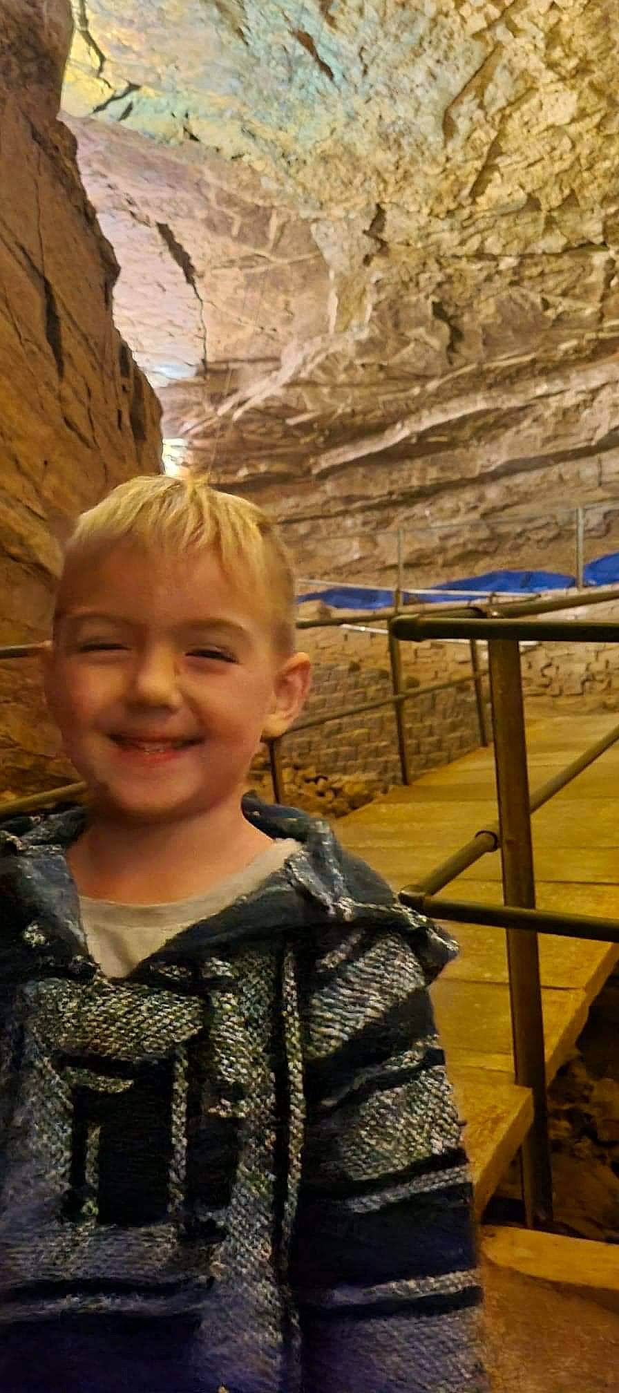 Braxton joined the competition — help win amazing prizes! bedrock, child, fault, fun, happy, joy, landscape, leisure, outcrop, pattern, person, recreation, rock, sleeve, smile, soil, t_shirt, toddler, tourism, travel