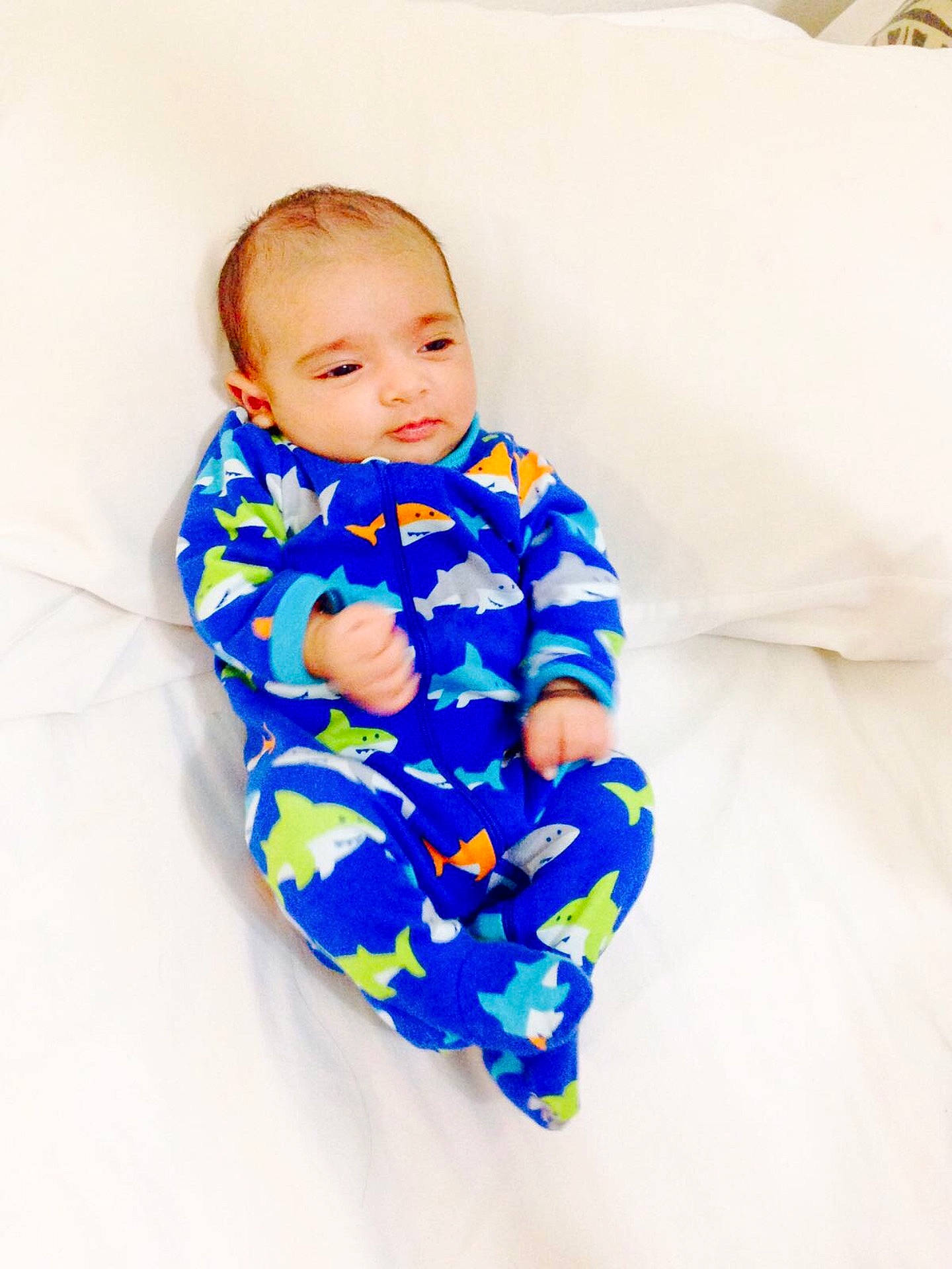 Anmol joined the competition — help win amazing prizes! baby_products, baby_toys, blue, child, electric_blue, infant, material, outerwear, person, product, textile, toddler