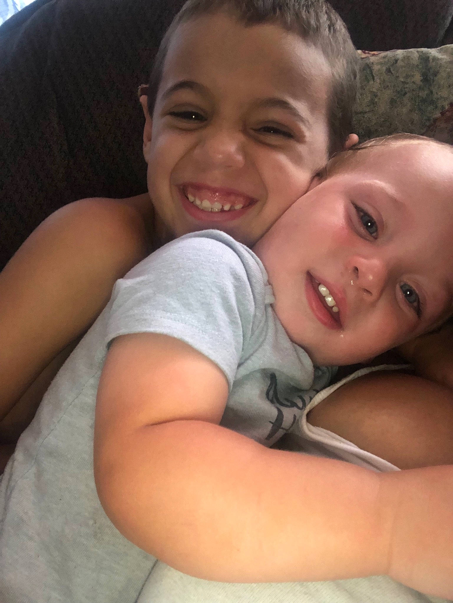 Maverick is registered to the contest to win money with this photo: baby, cheek, child, daughter, eye, face, fun, happy, head, hug, interaction, joy, lip, love, mother, nose, person, selfie, skin, smile