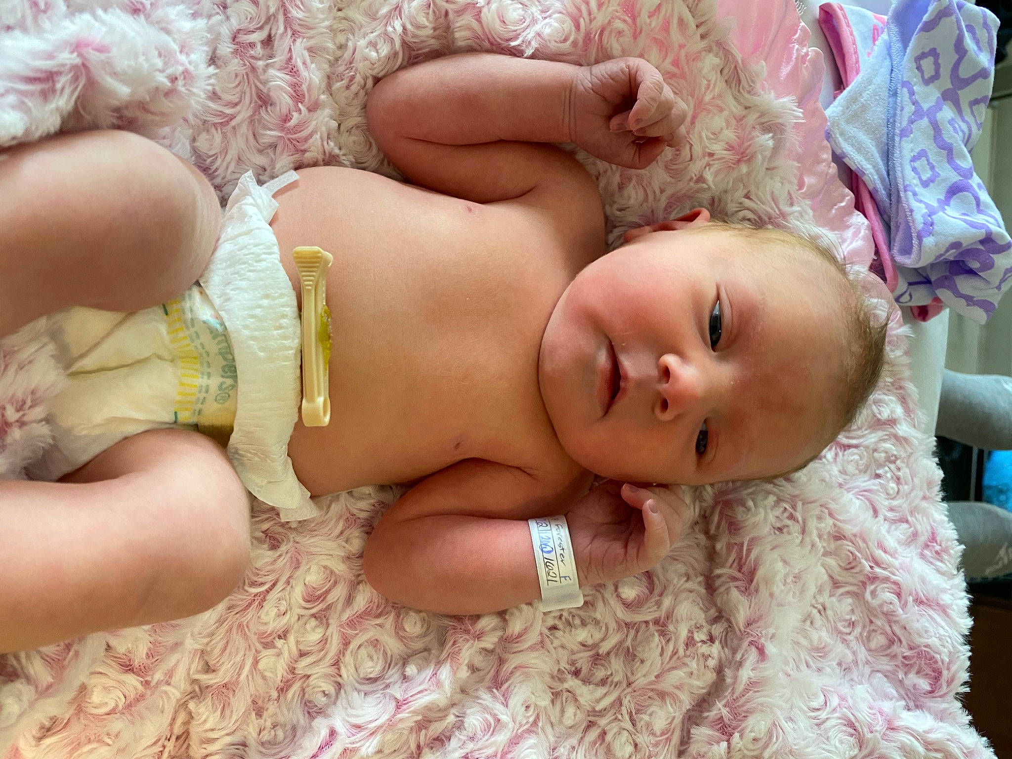 Everleigh joined the competition — help win amazing prizes! baby, cheek, child, eye, face, finger, hand, head, lip, mouth, nail, nose, person, pink, skin, thumb, toddler