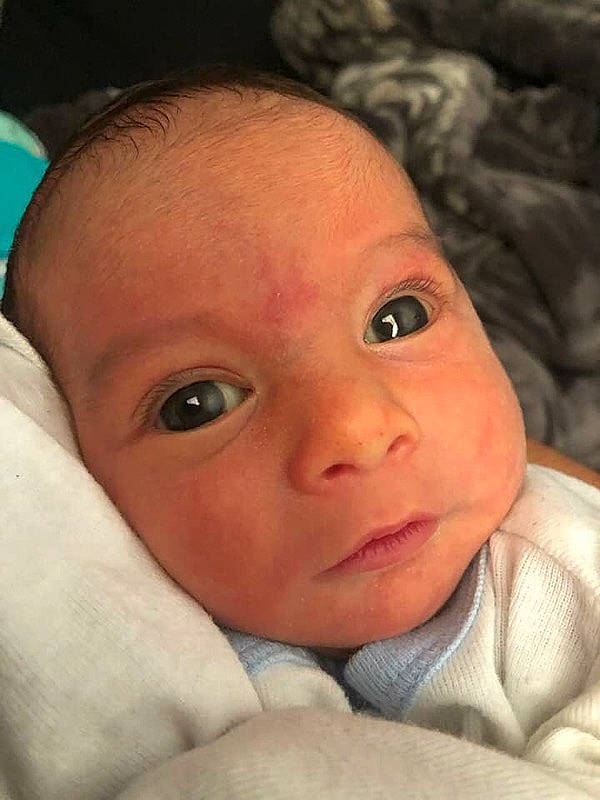 Bently joined the competition — help win amazing prizes! baby, baby_making_funny_faces, cheek, child, chin, close_up, eye, eyebrow, face, forehead, head, iris, lip, mouth, nose, person, skin, smile, toddler